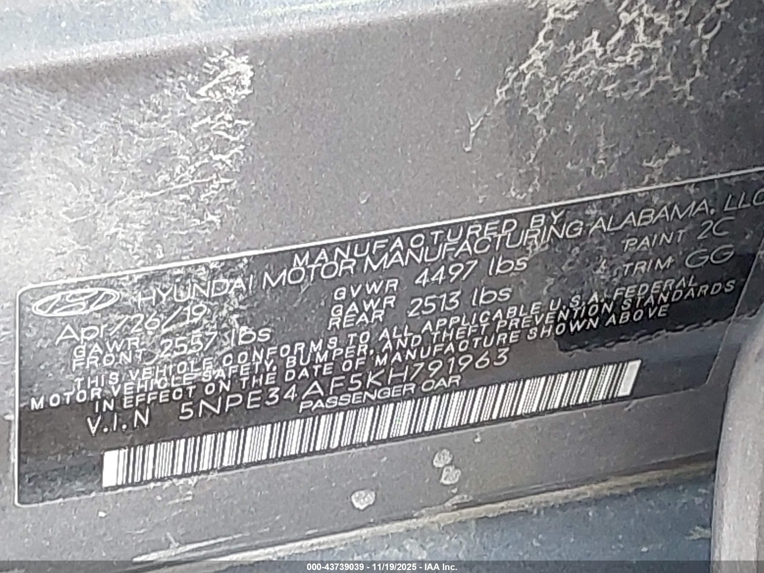 HYUNDAI SONATA image 9