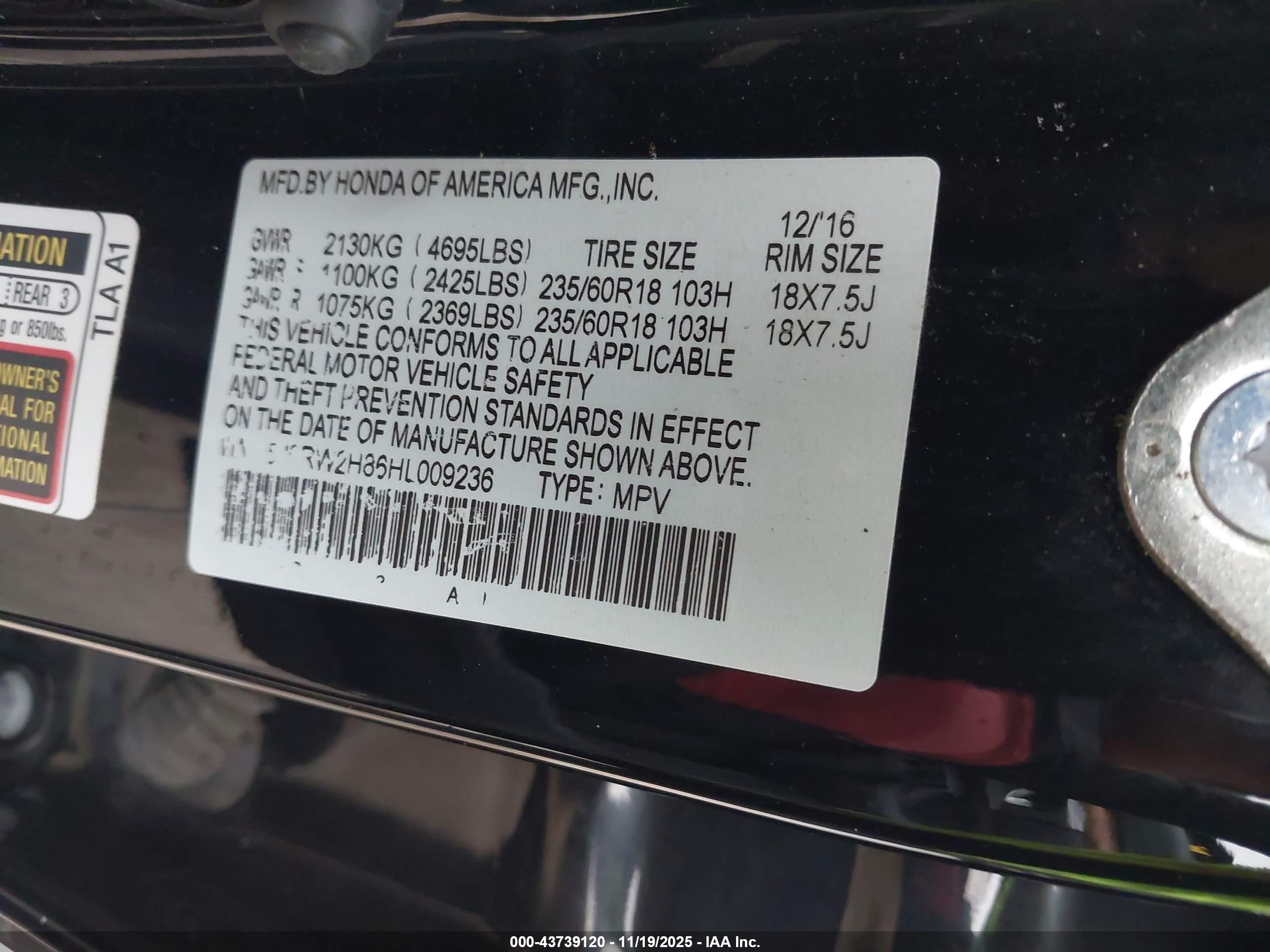 HONDA CR-V image 9