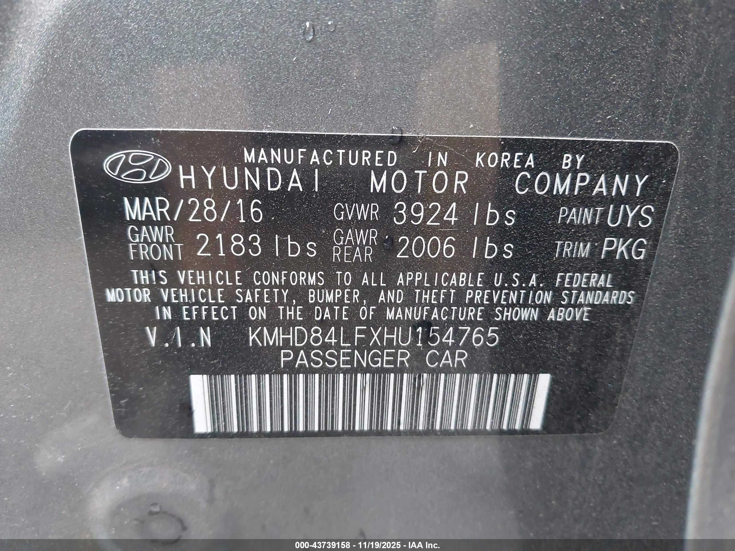 HYUNDAI ELANTRA image 9