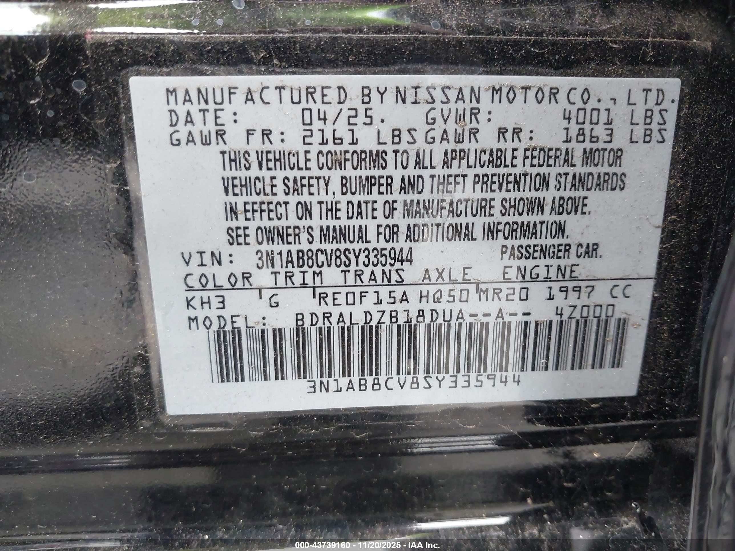 NISSAN SENTRA image 9
