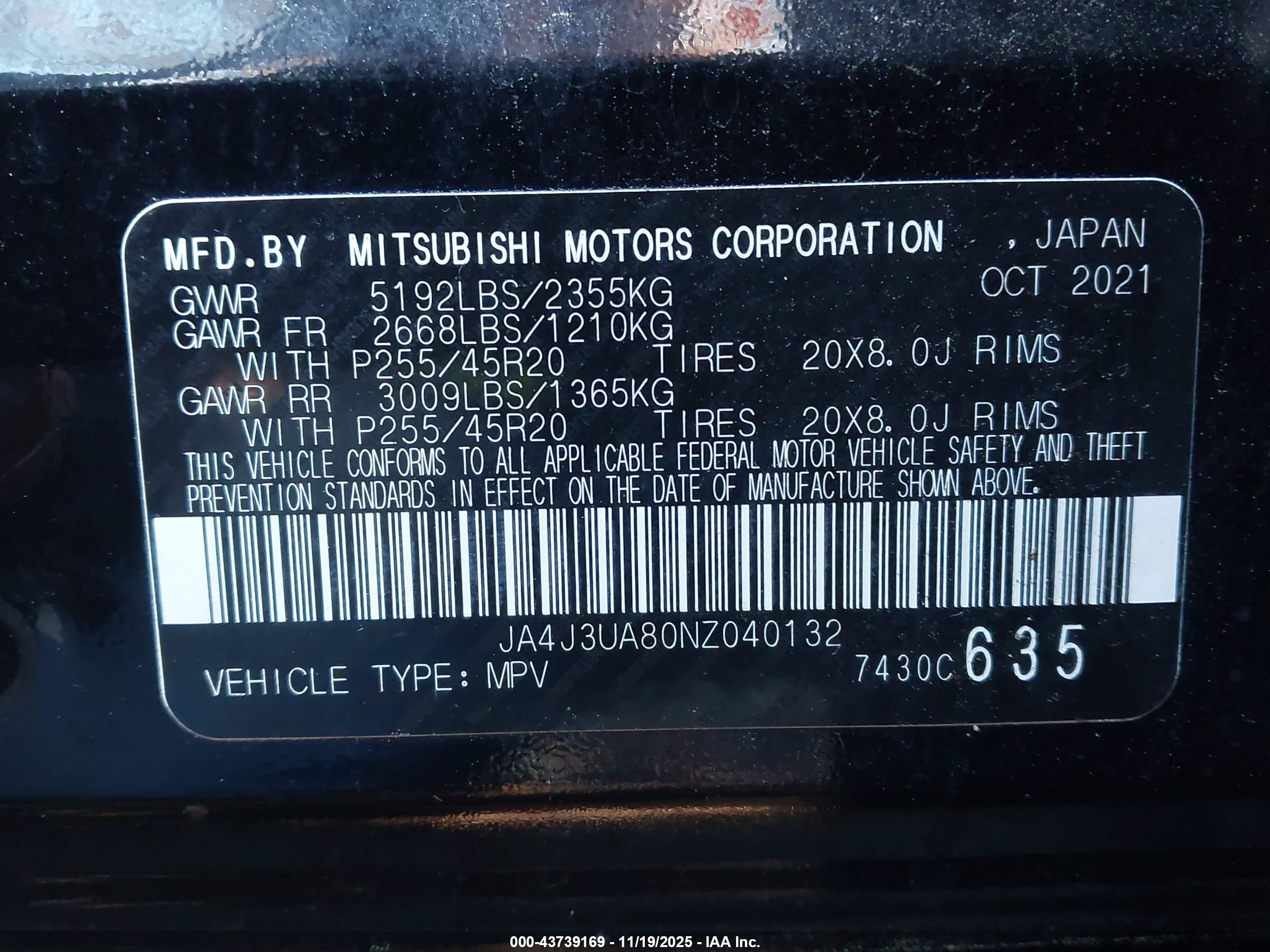 MITSUBISHI OUTLANDER image 9