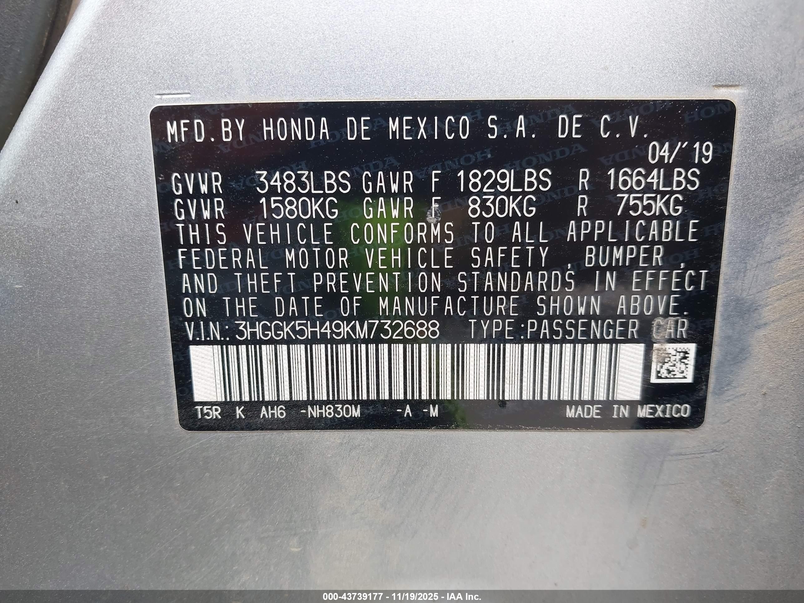 HONDA FIT image 9