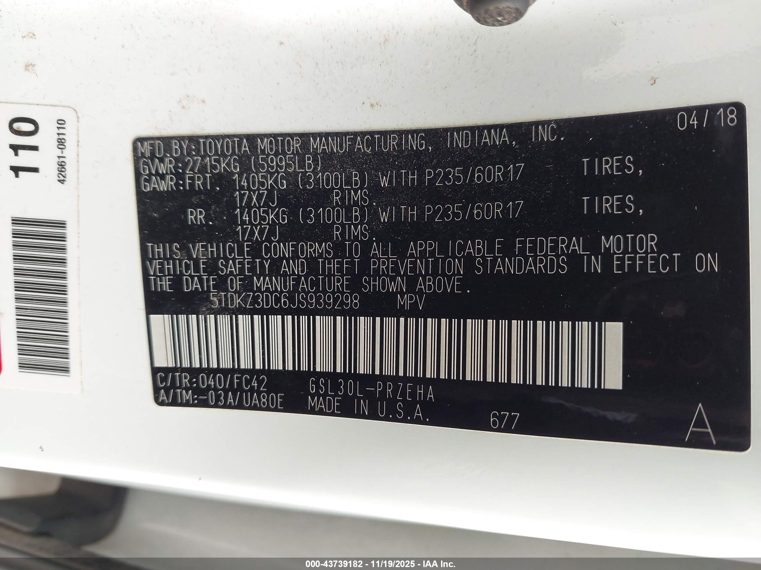 TOYOTA SIENNA image 9