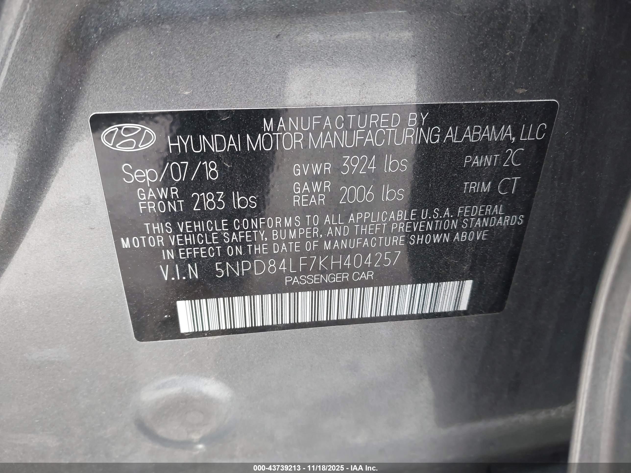 HYUNDAI ELANTRA image 9
