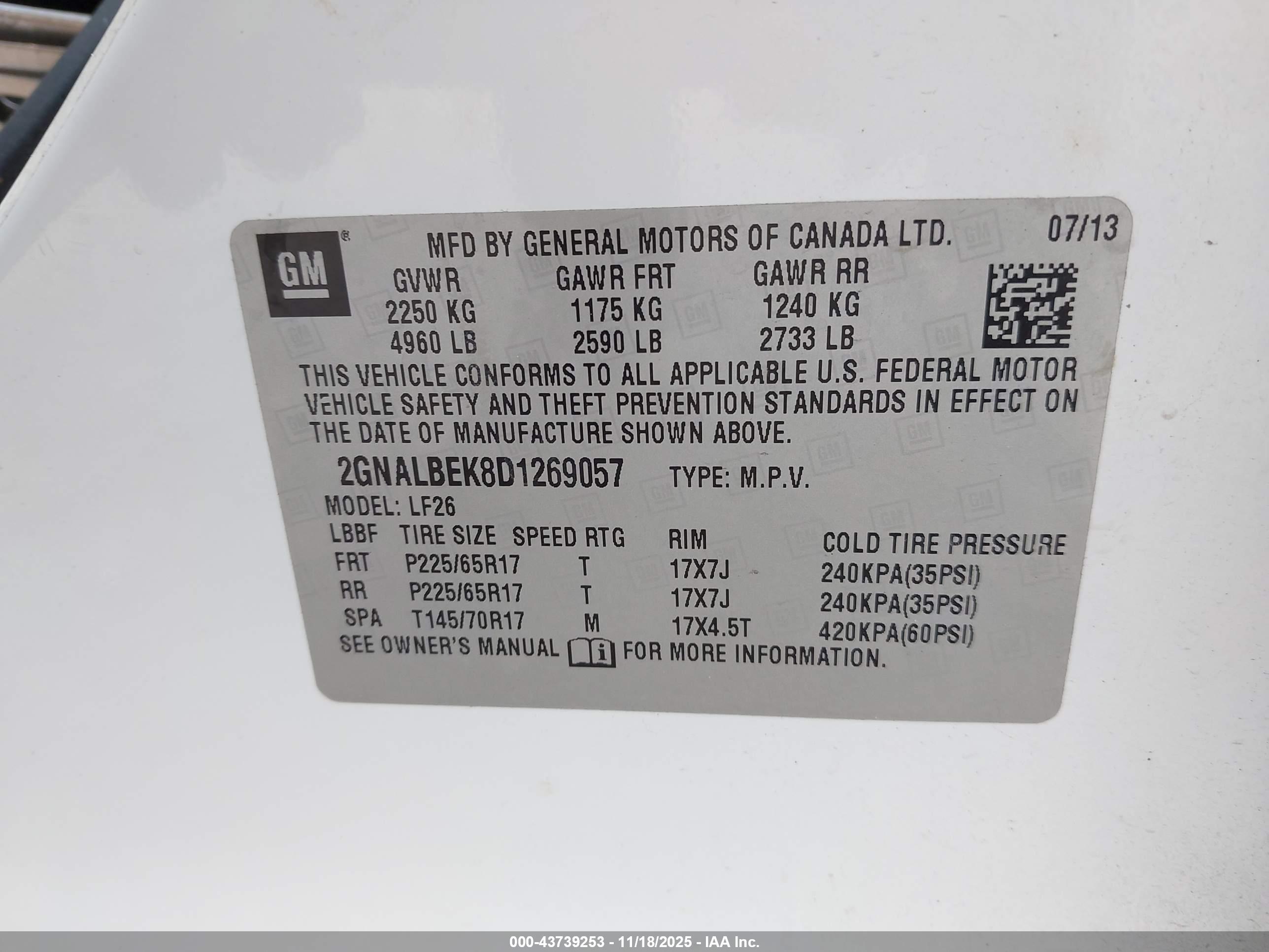 CHEVROLET EQUINOX image 9