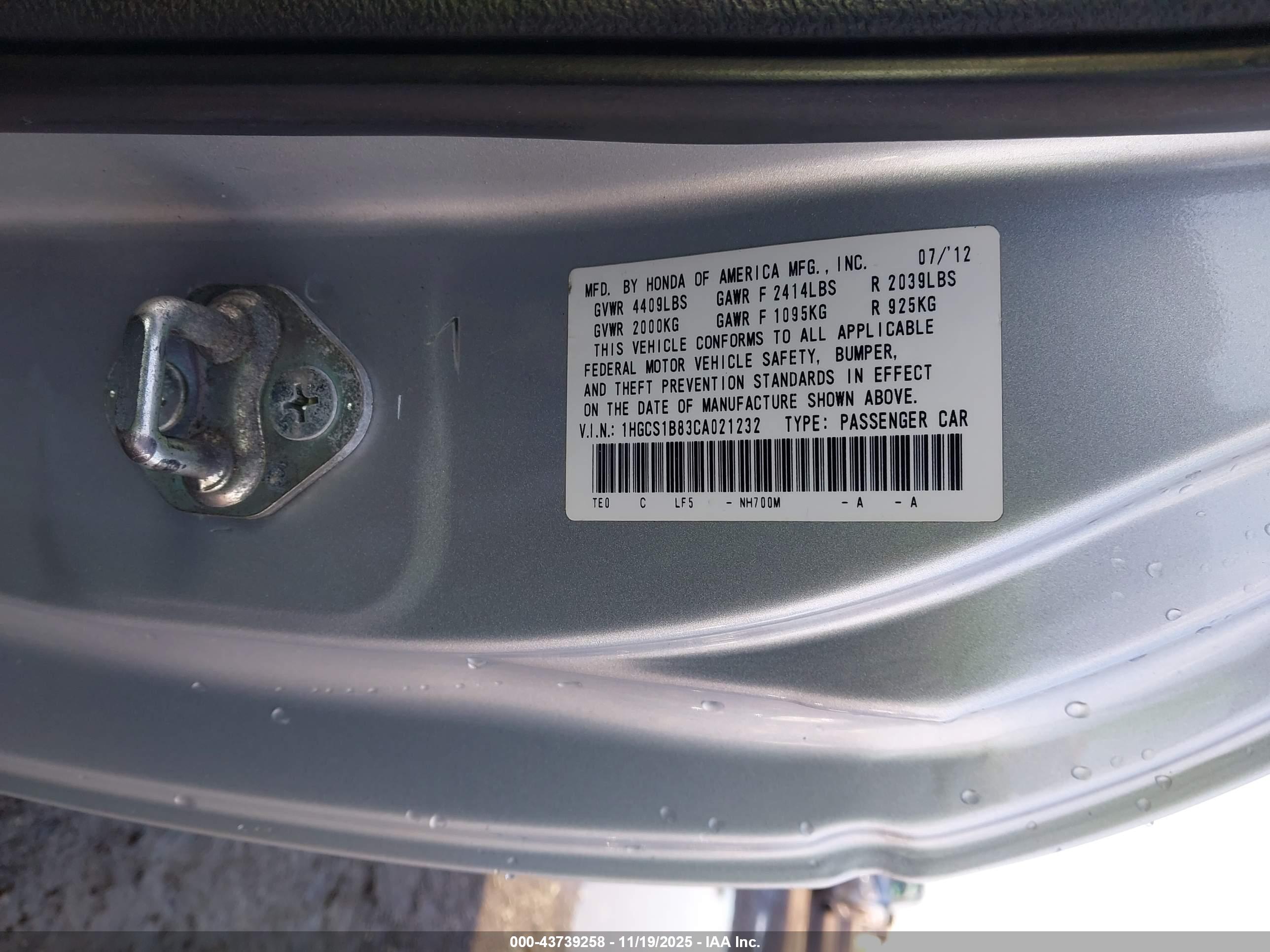 HONDA ACCORD image 9