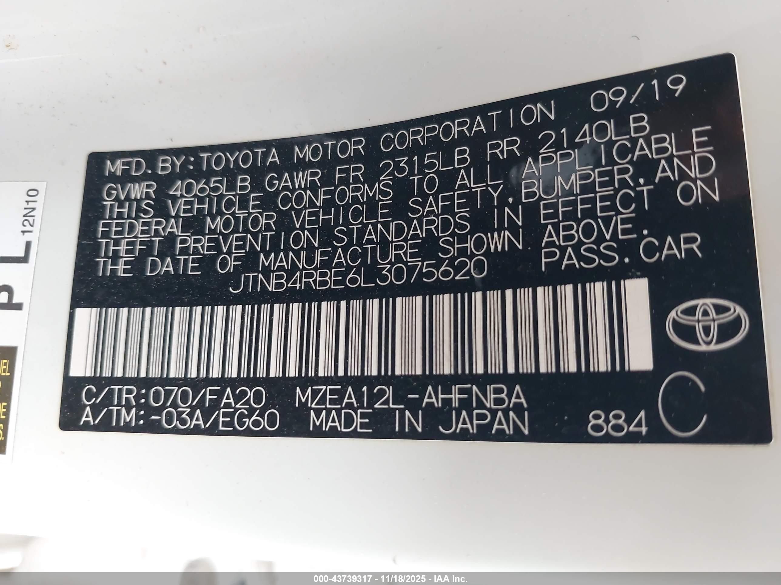 TOYOTA COROLLA image 9