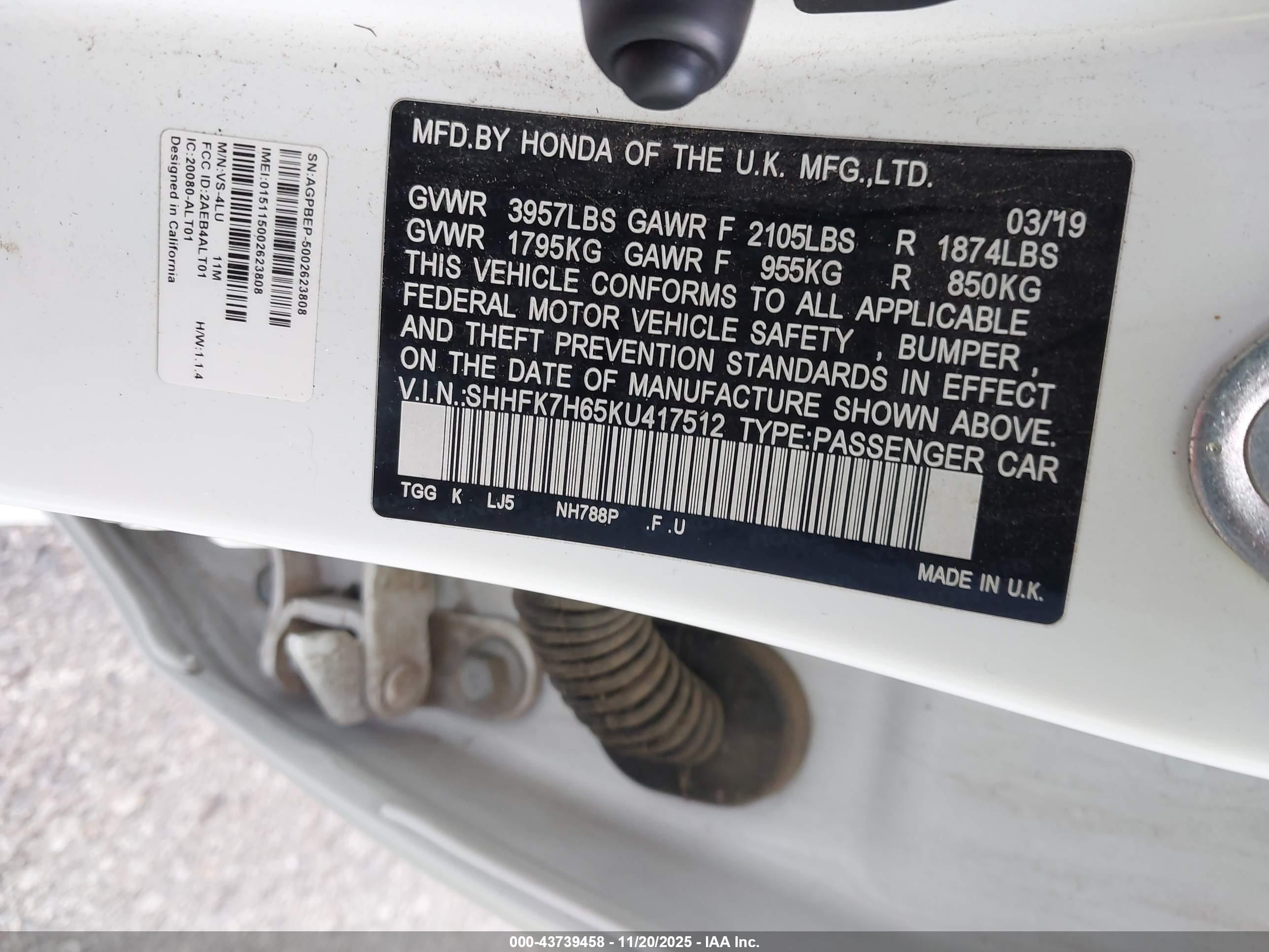 HONDA CIVIC image 9