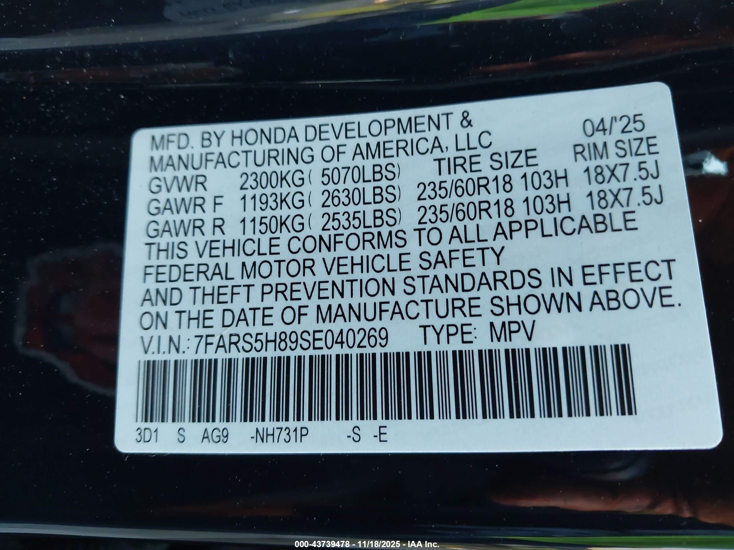 HONDA CR-V image 9