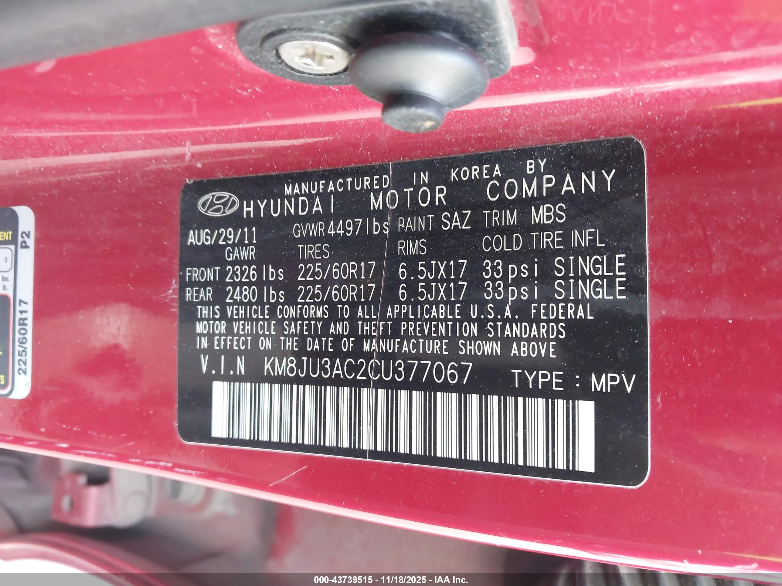 HYUNDAI TUCSON image 9