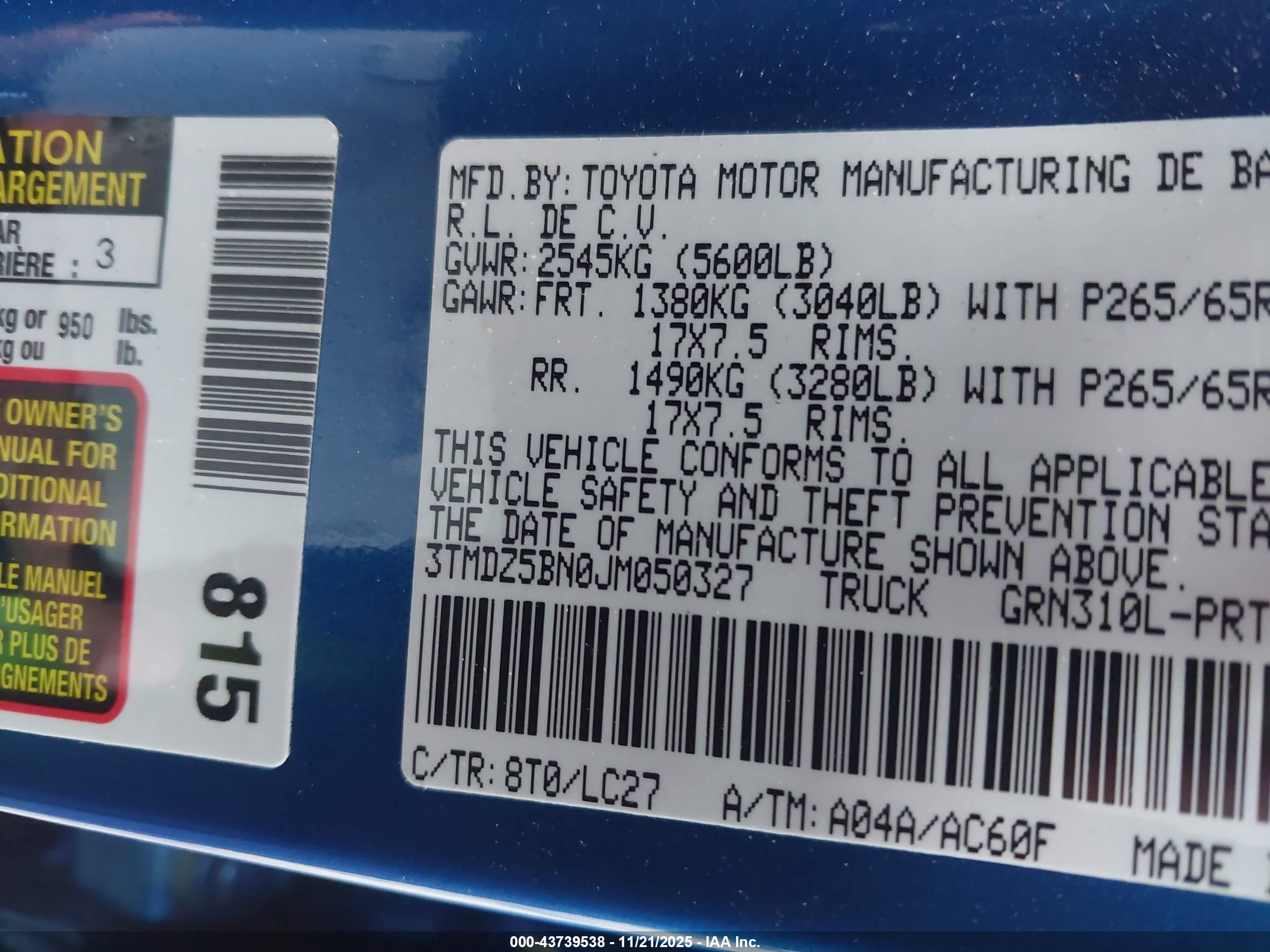 TOYOTA TACOMA image 9