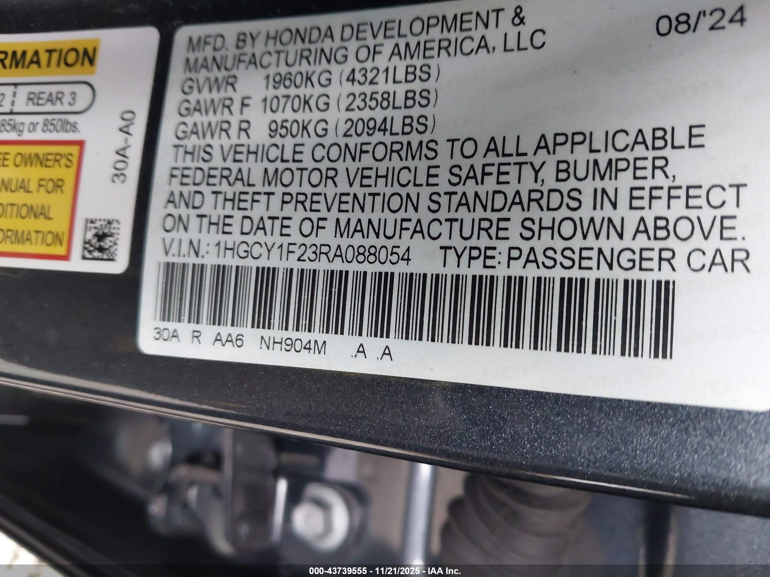 HONDA ACCORD image 9