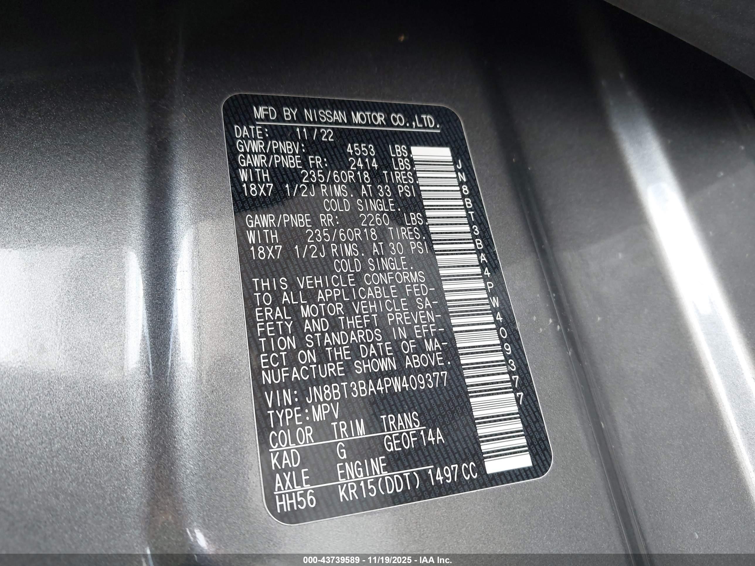 NISSAN ROGUE image 9