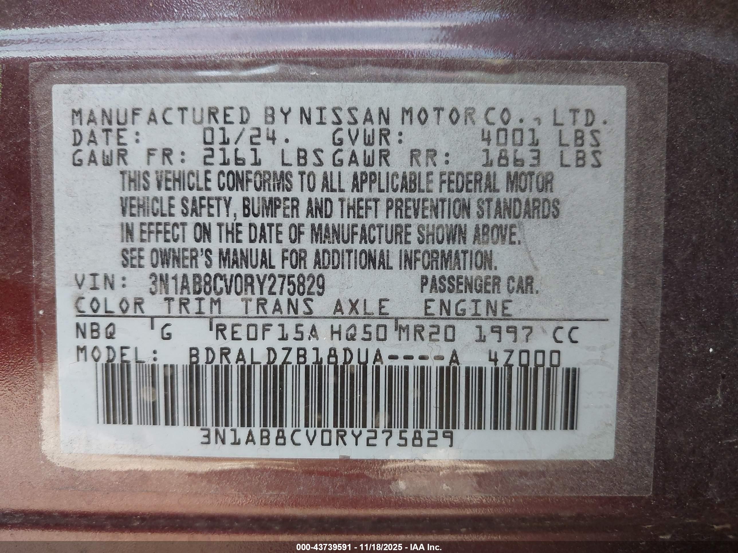NISSAN SENTRA image 9