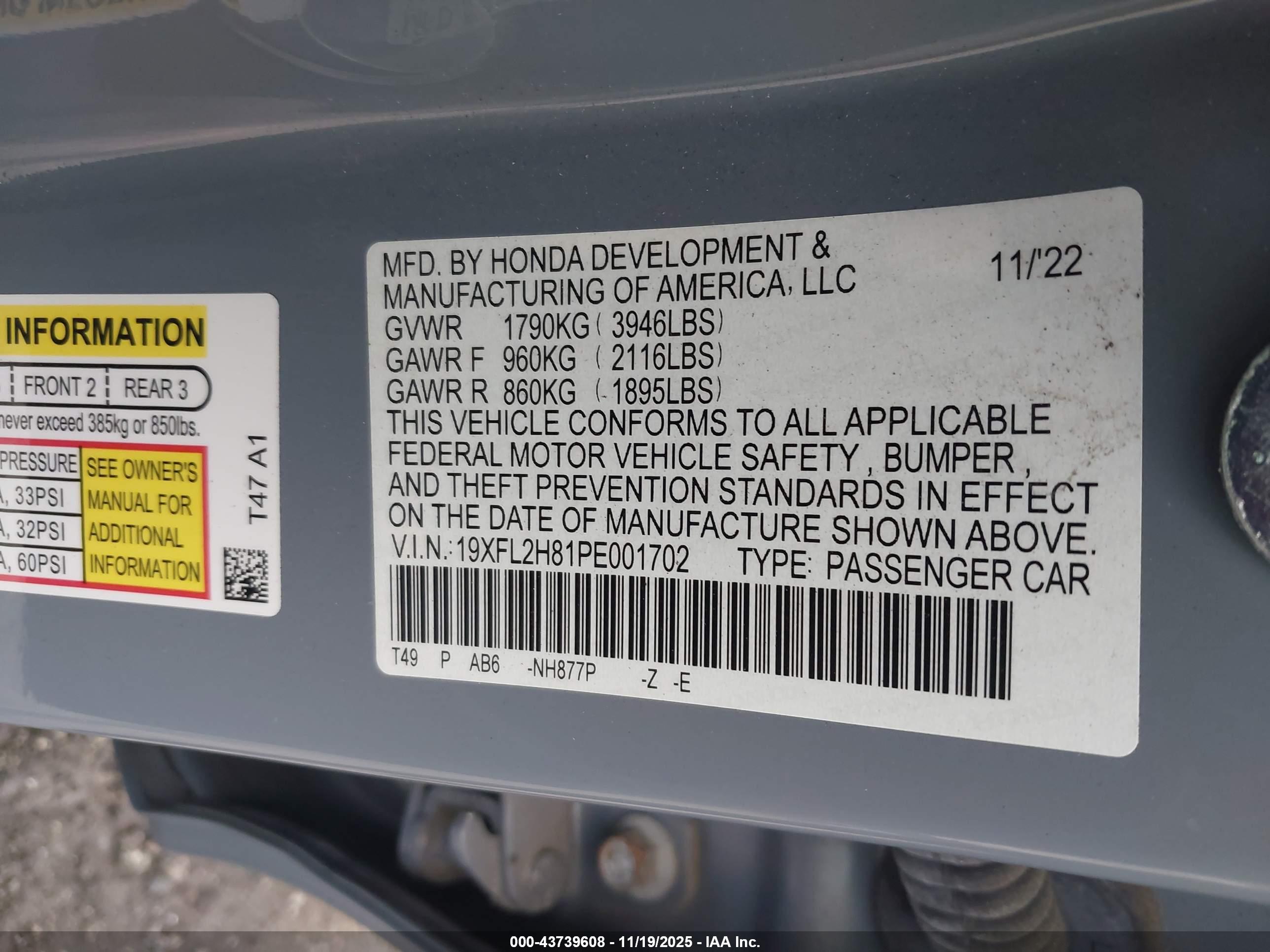HONDA CIVIC image 9