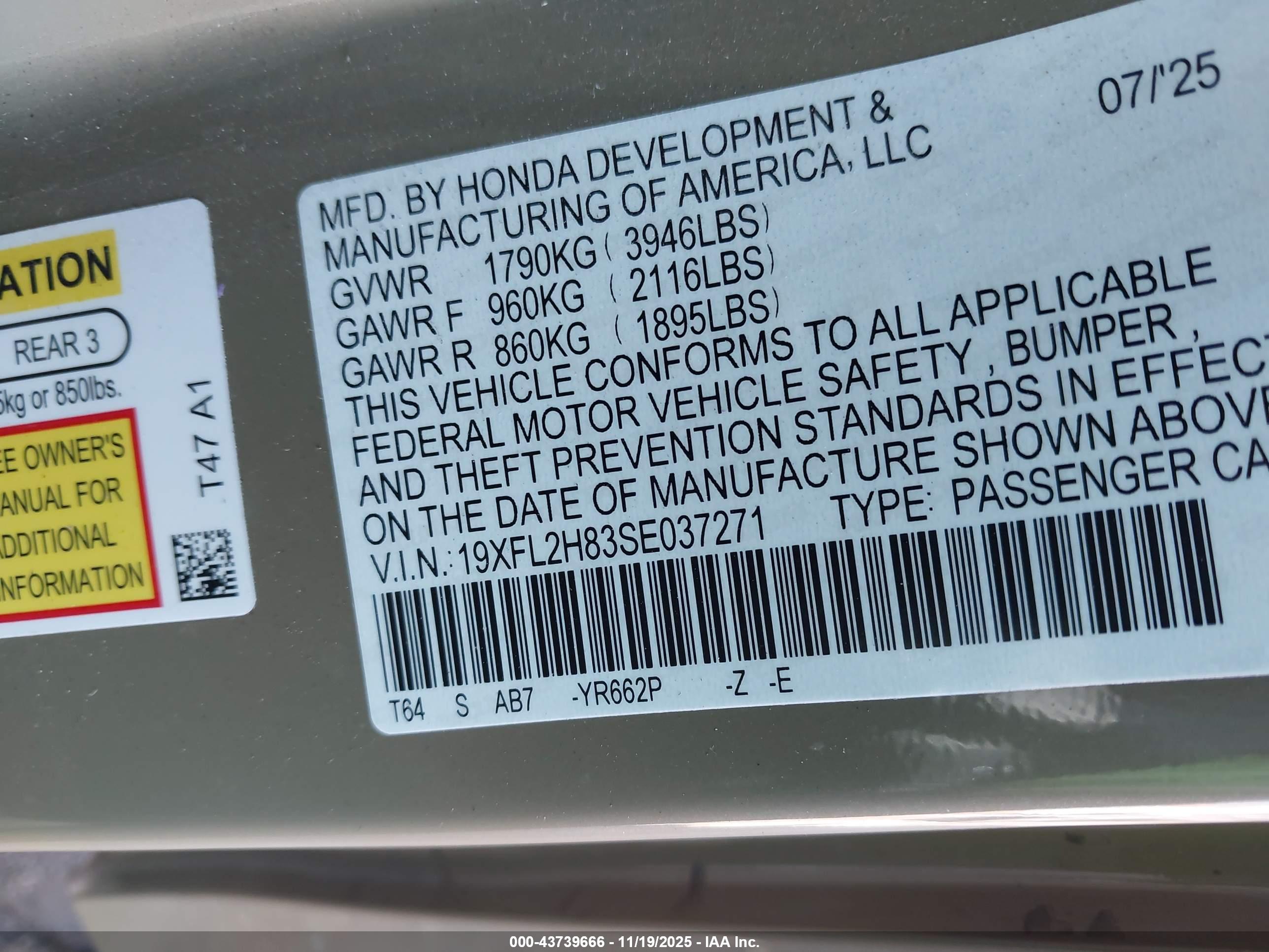 HONDA CIVIC image 9
