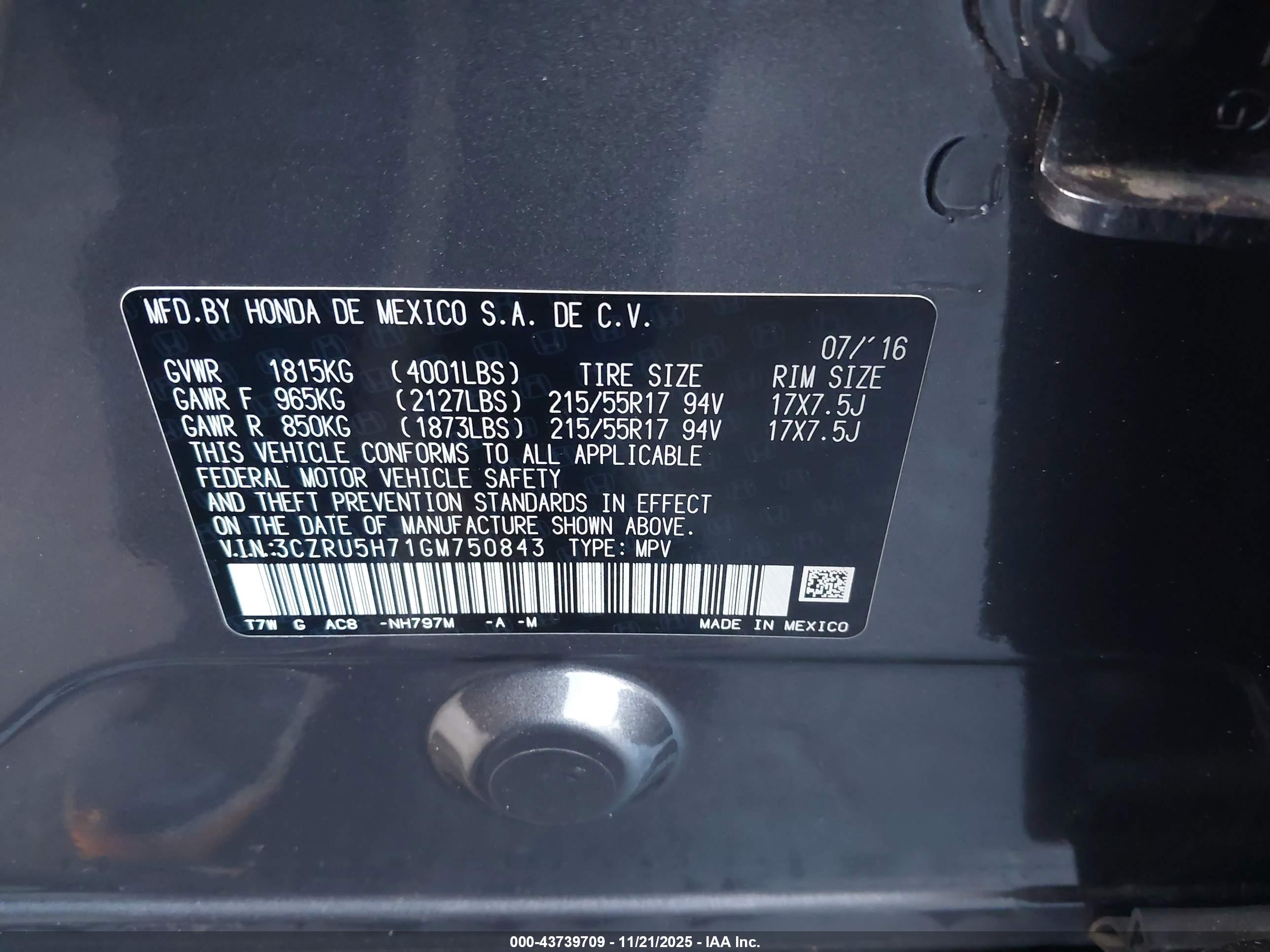 HONDA HR-V image 9