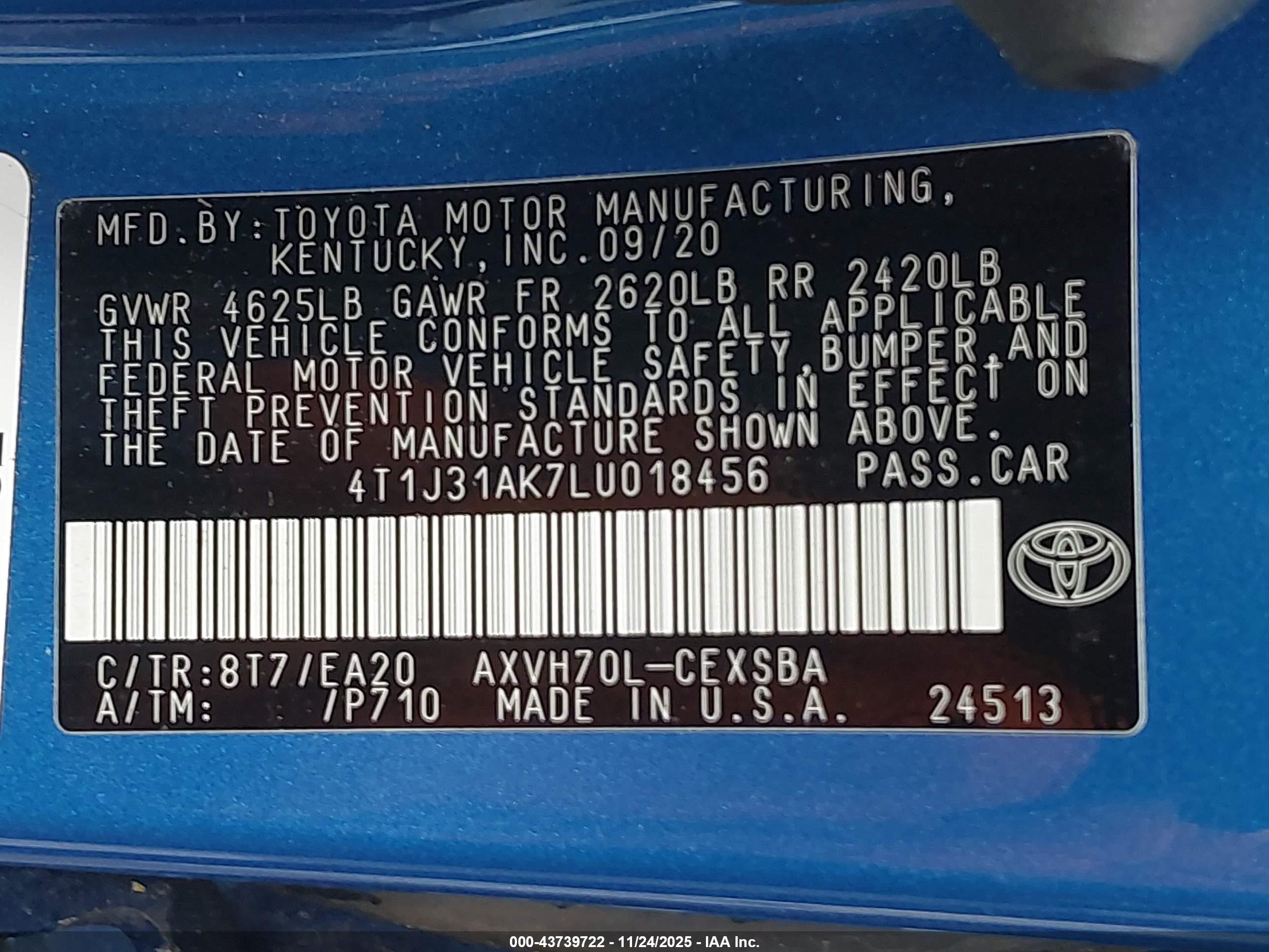 TOYOTA CAMRY image 9