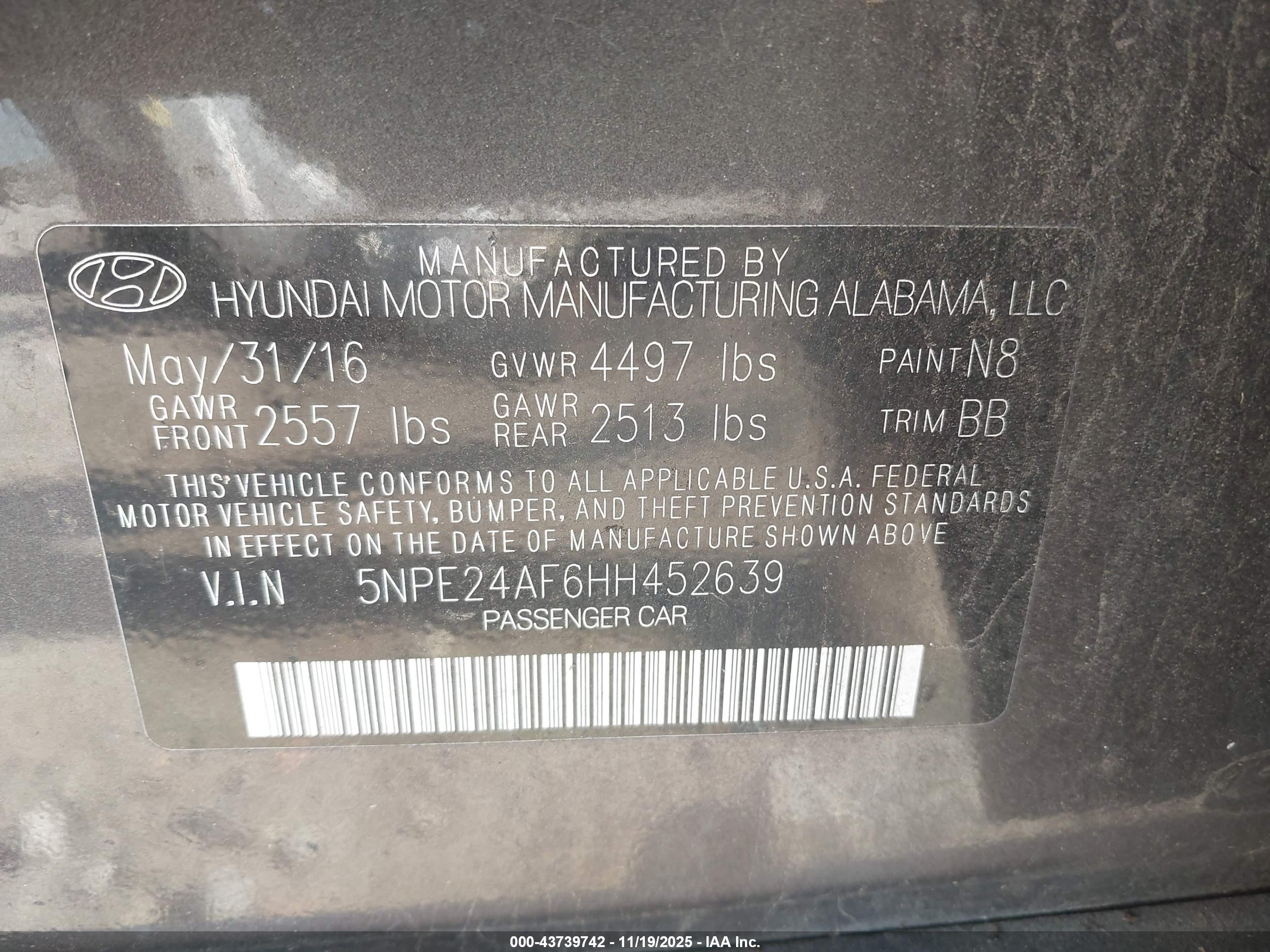 HYUNDAI SONATA image 9