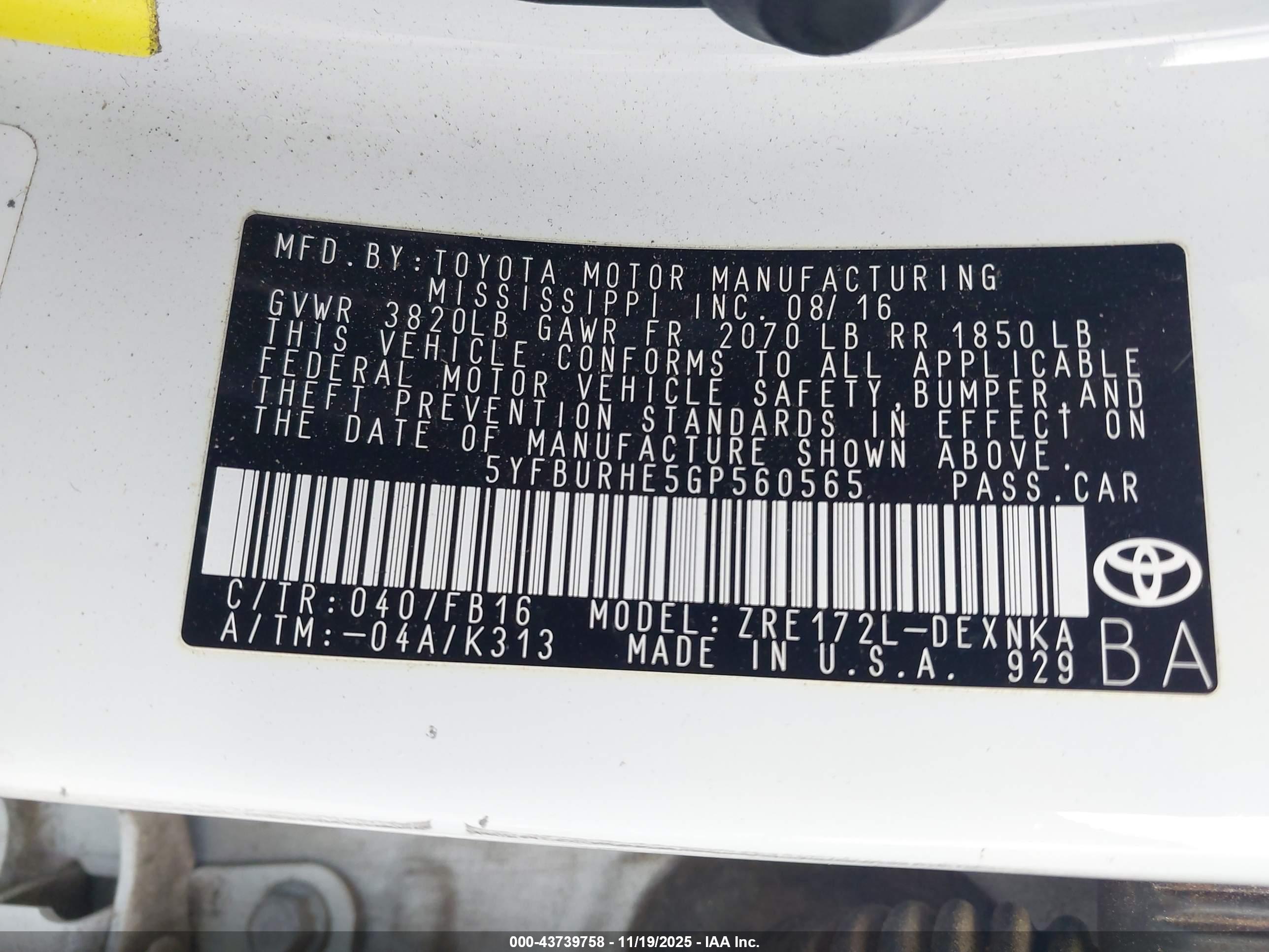 TOYOTA COROLLA image 9