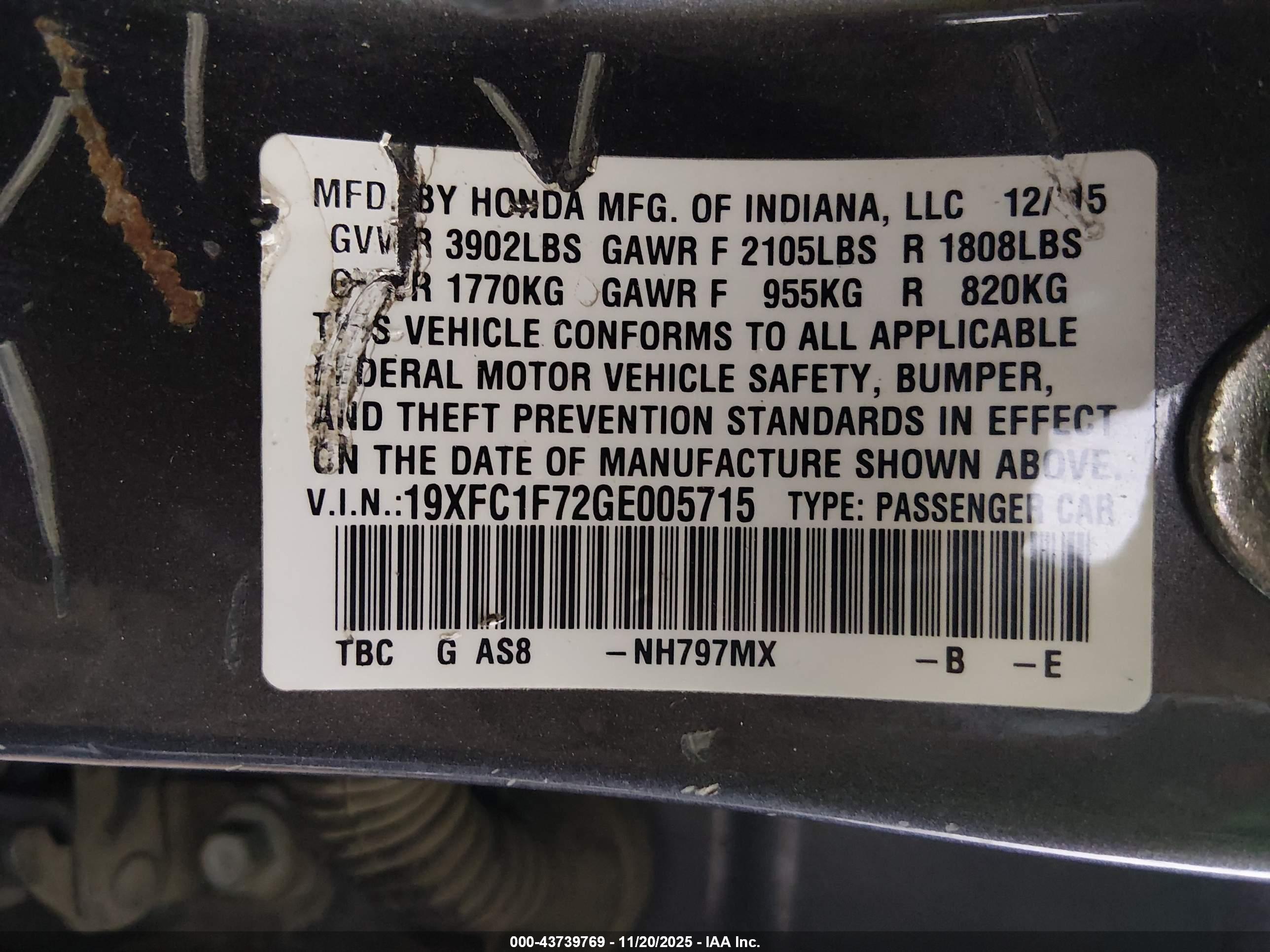 HONDA CIVIC image 9