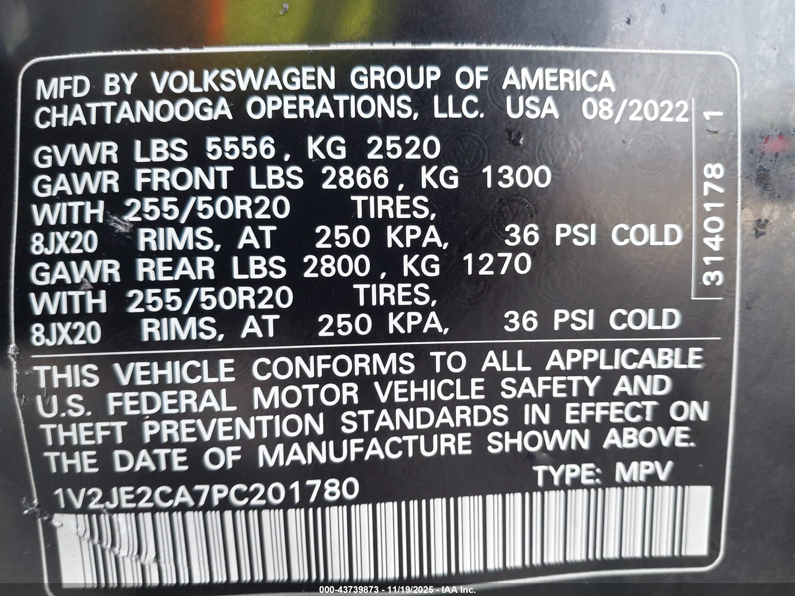 VOLKSWAGEN ATLAS image 9