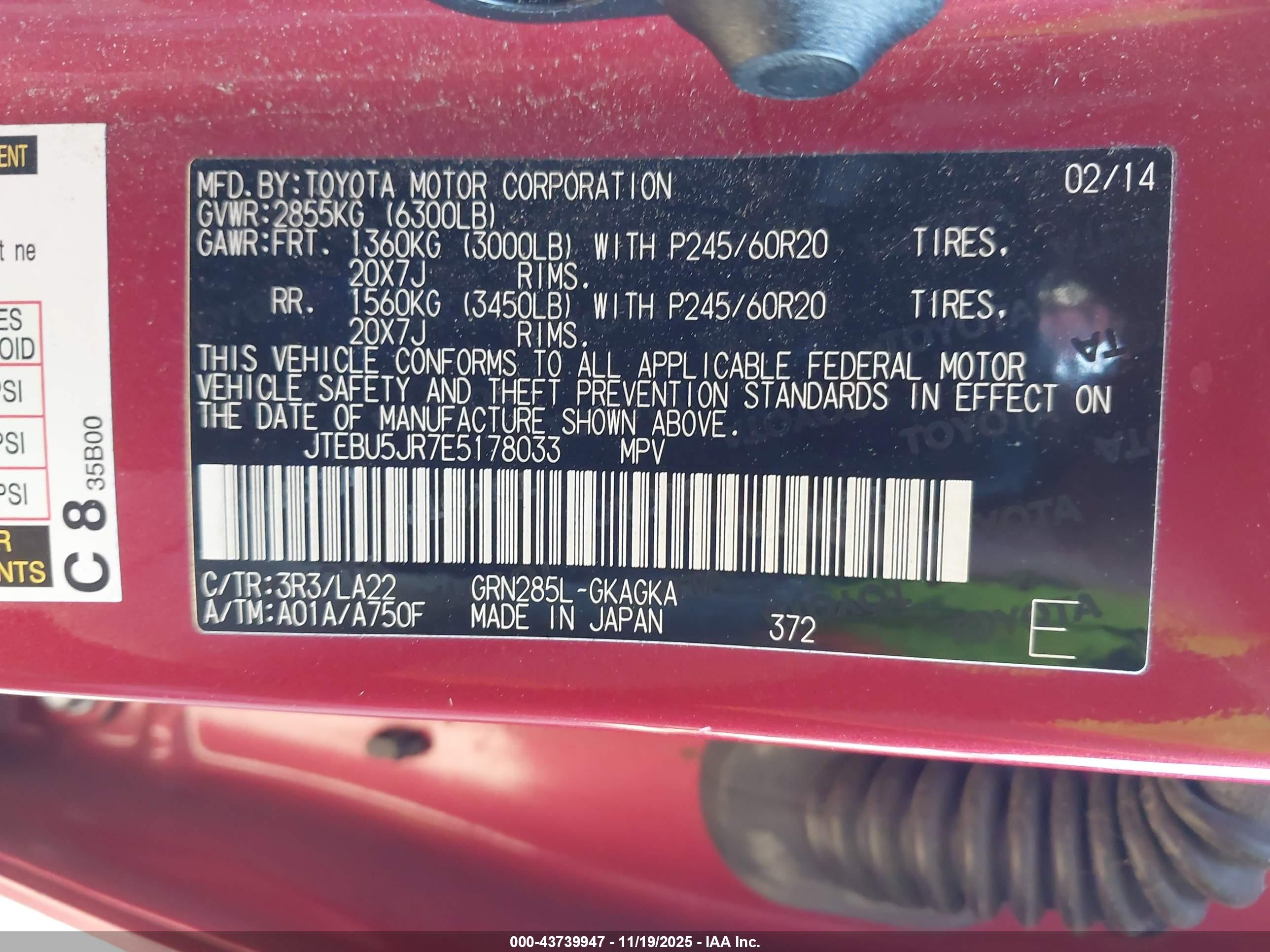 TOYOTA 4RUNNER image 9