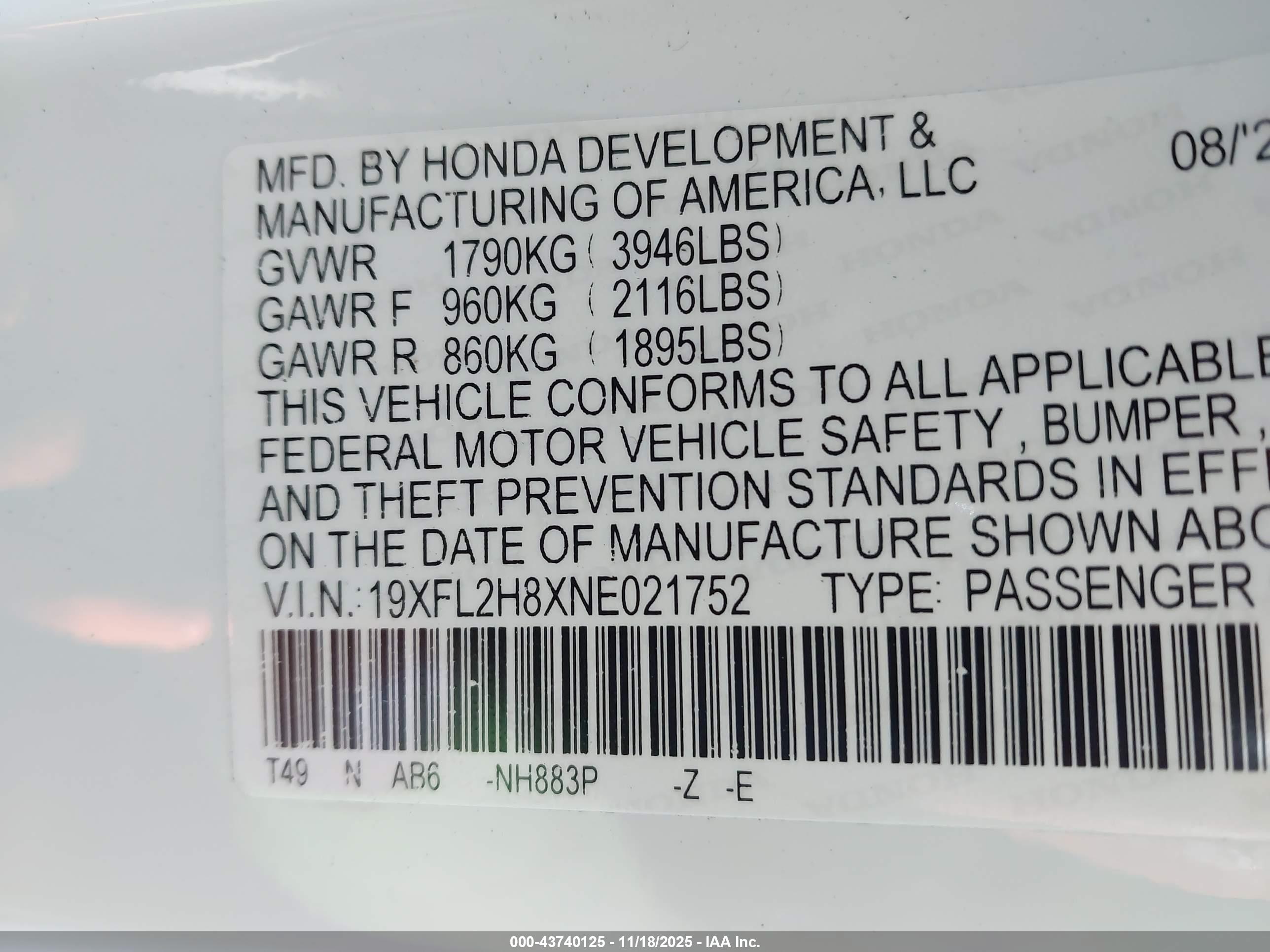 HONDA CIVIC image 9