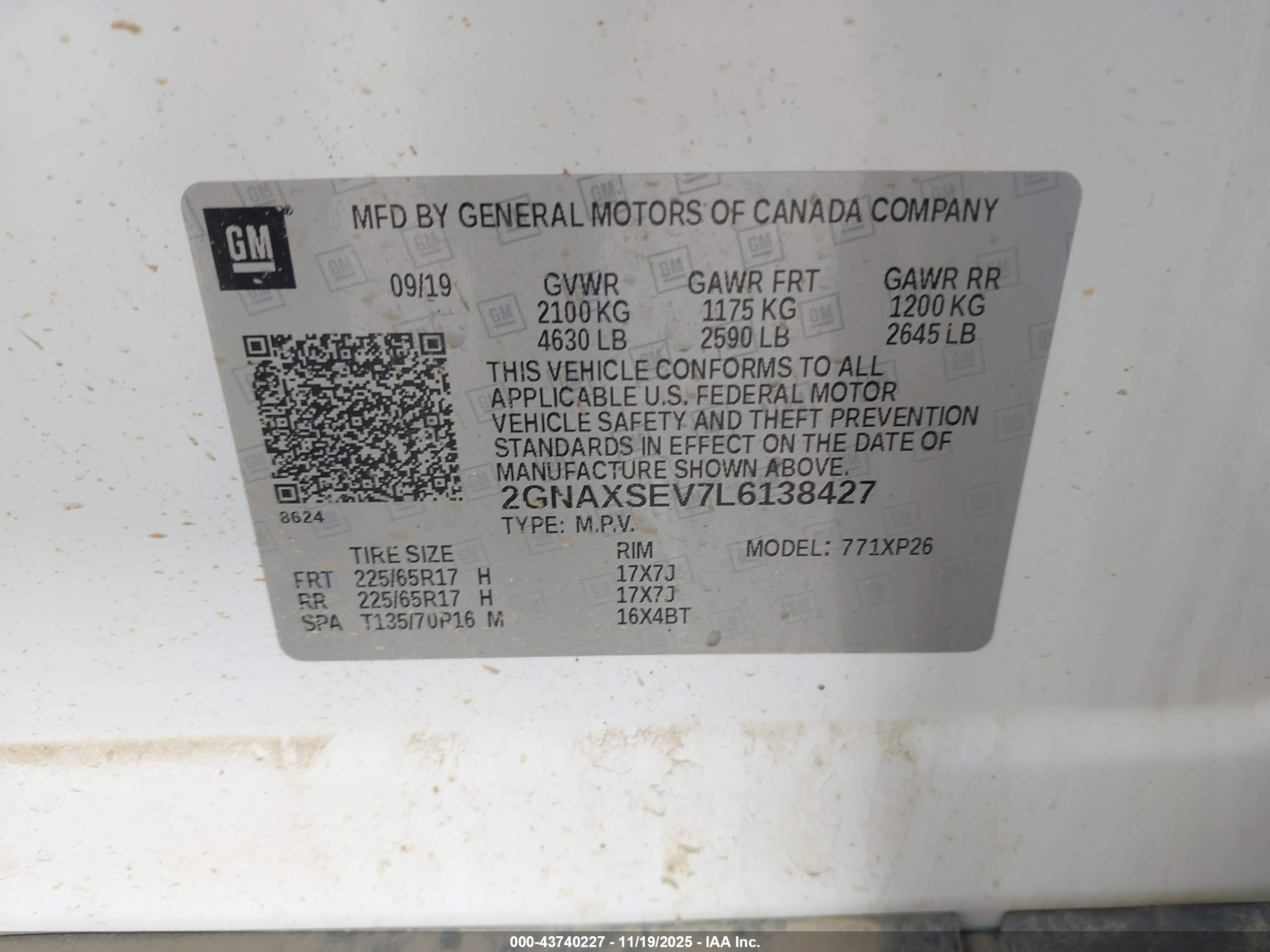CHEVROLET EQUINOX image 9