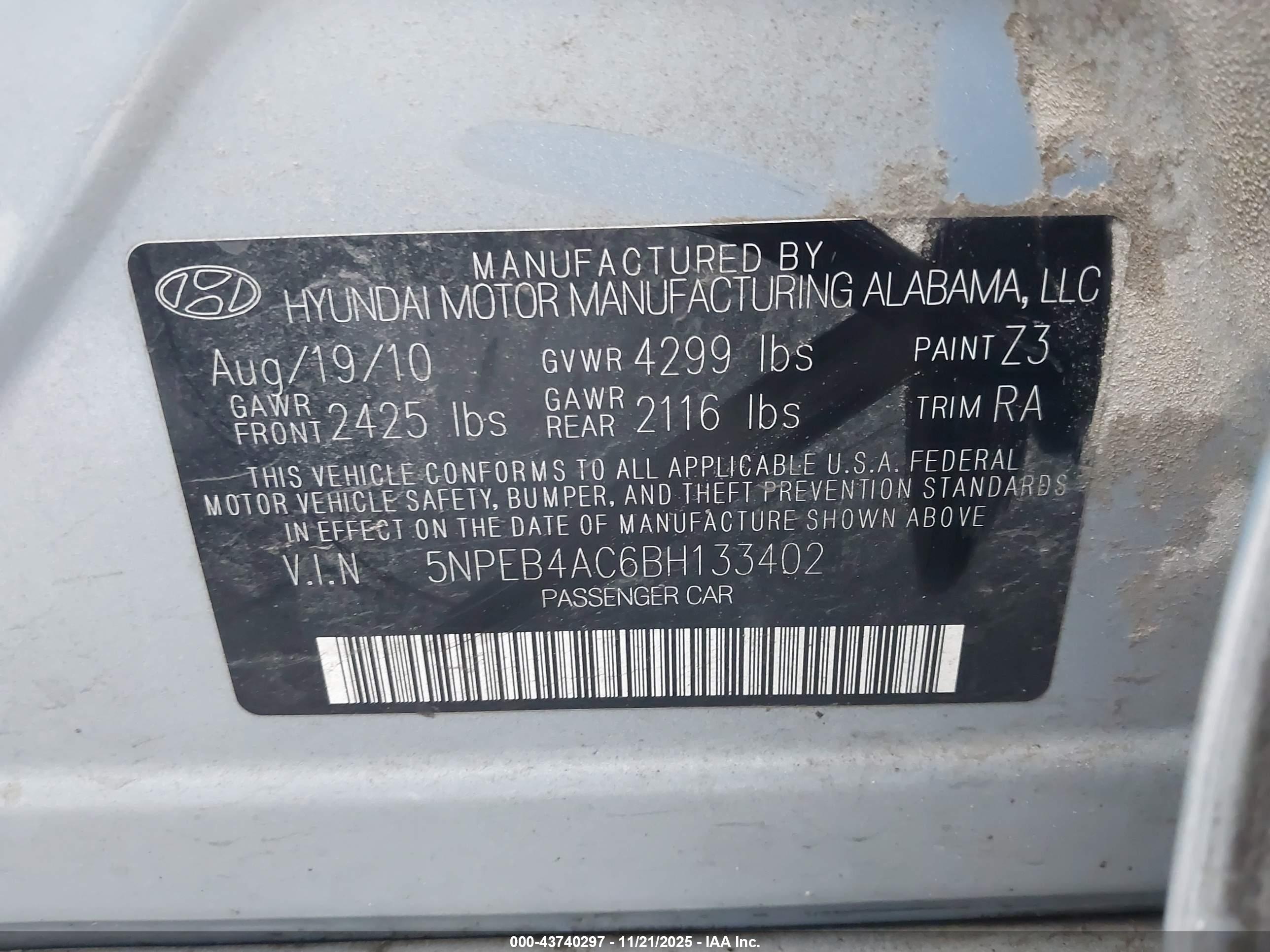 HYUNDAI SONATA image 9