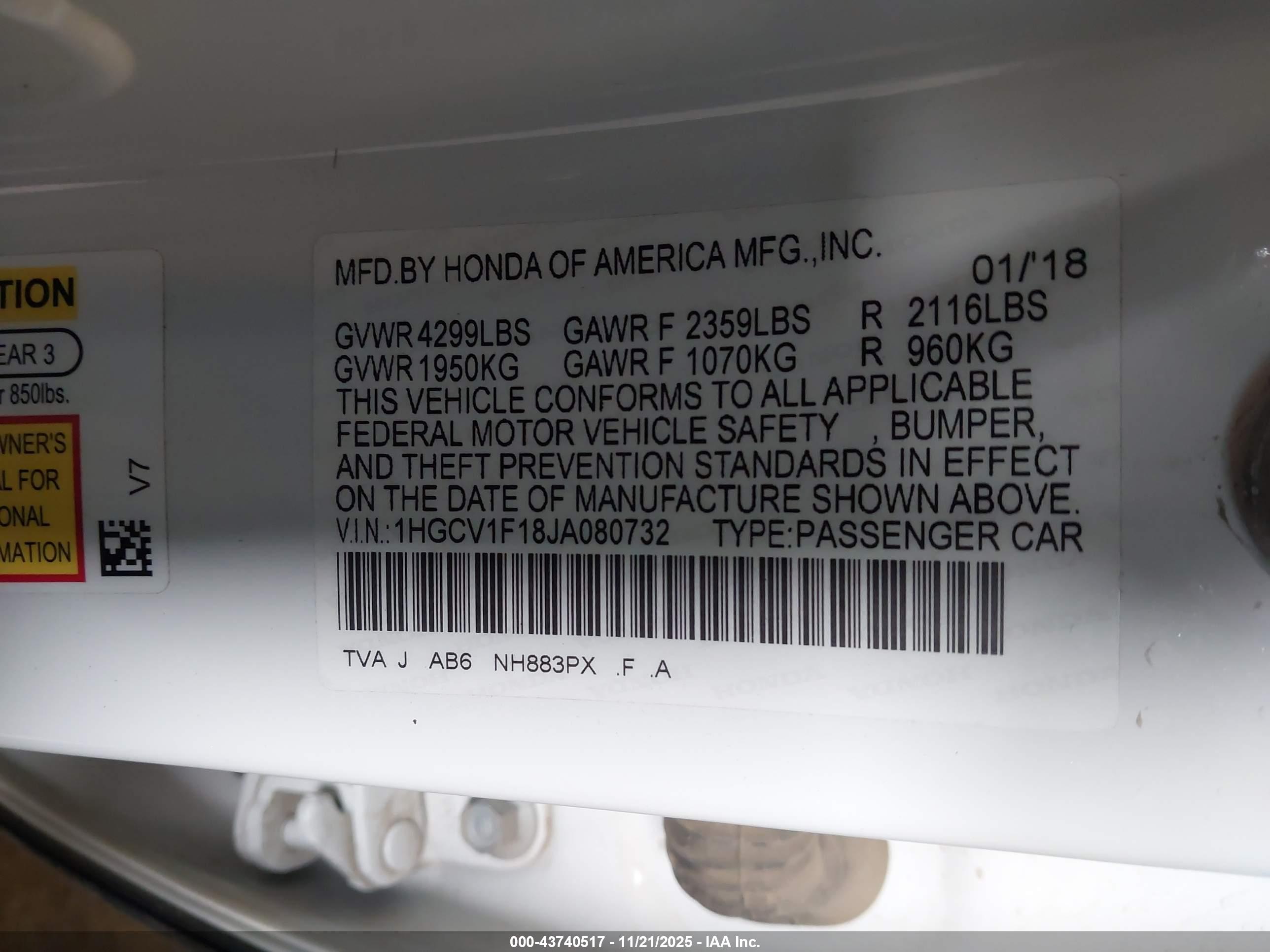 HONDA ACCORD image 9