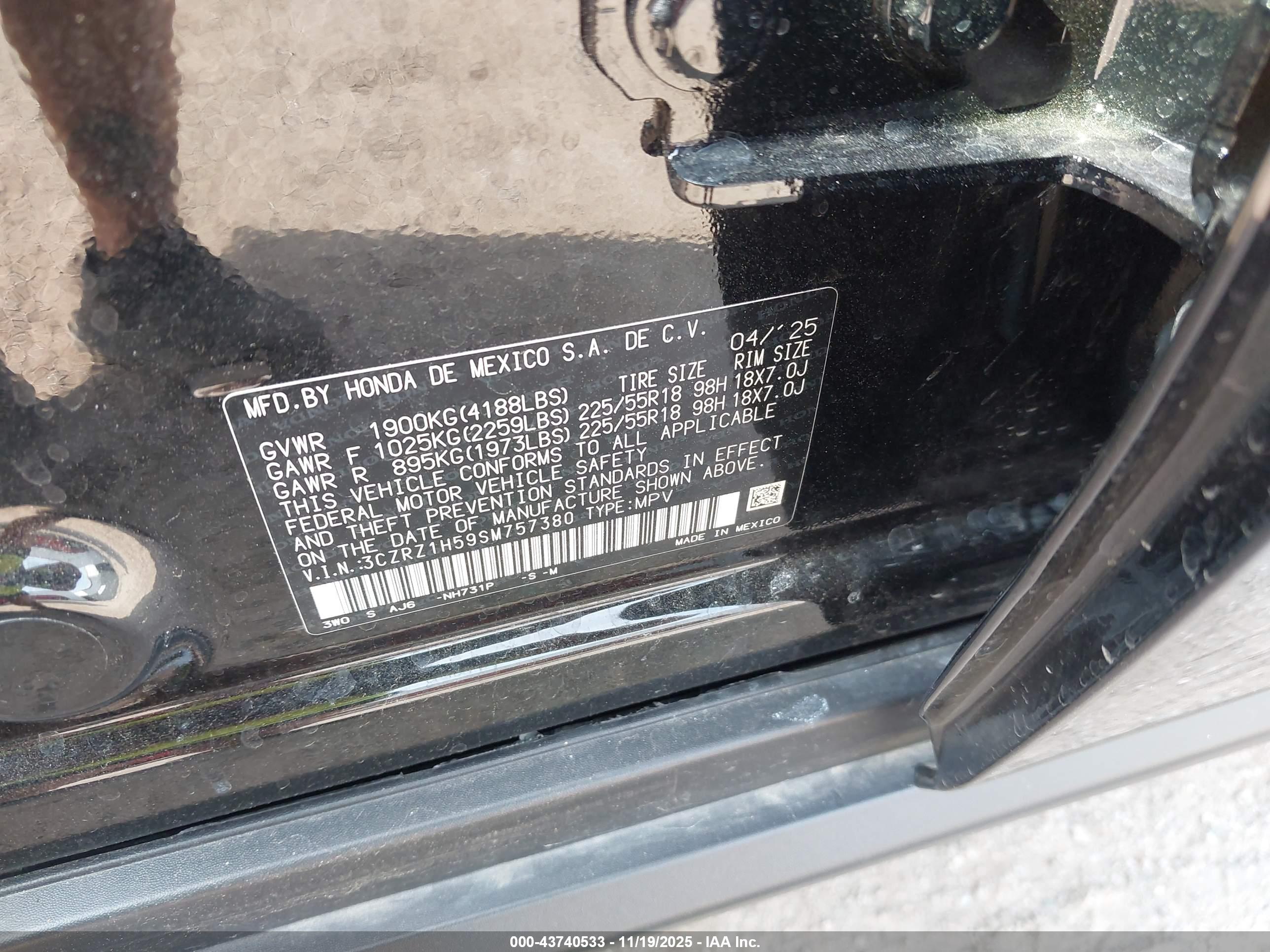 HONDA HR-V image 9