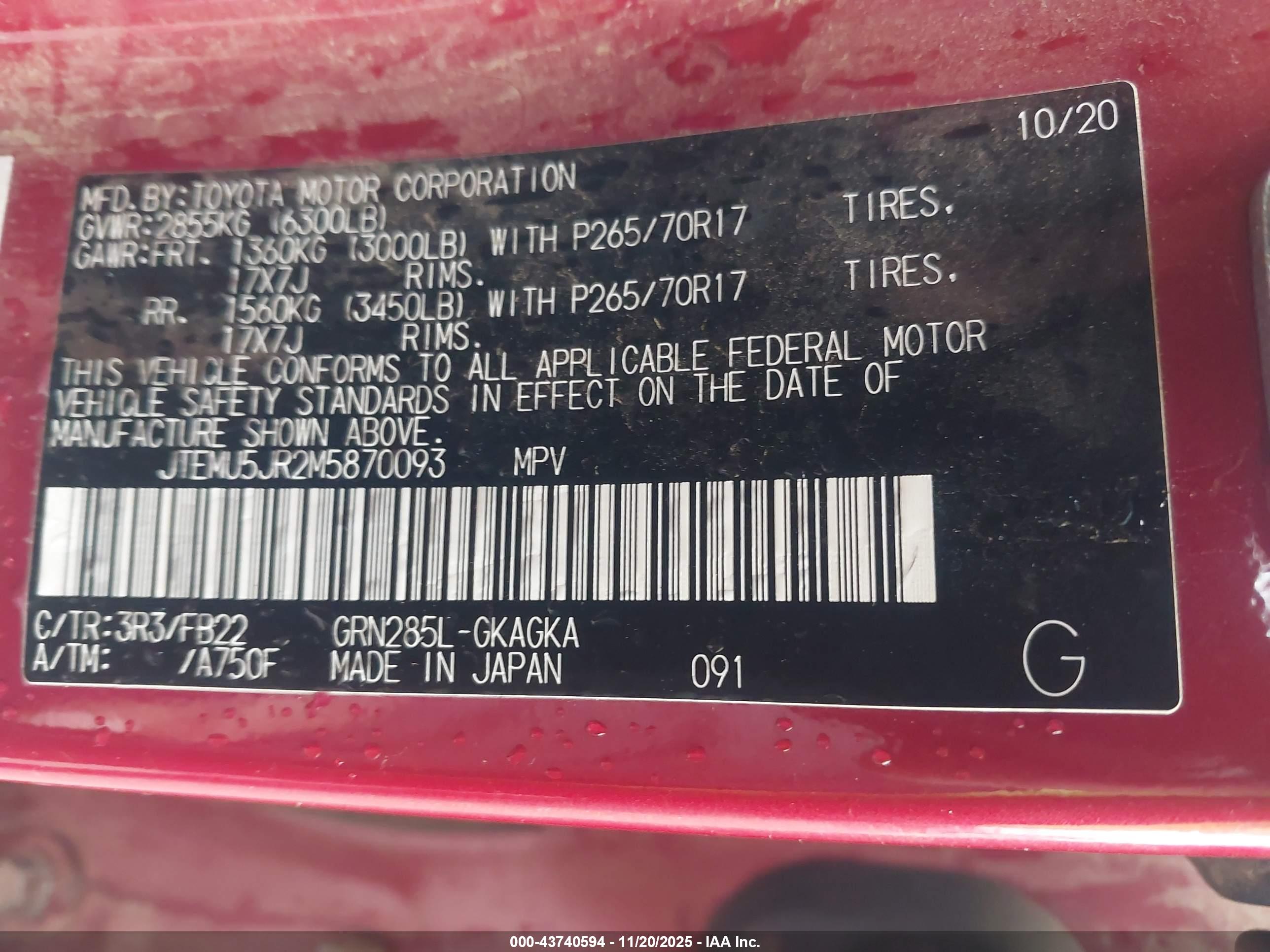 TOYOTA 4RUNNER image 9