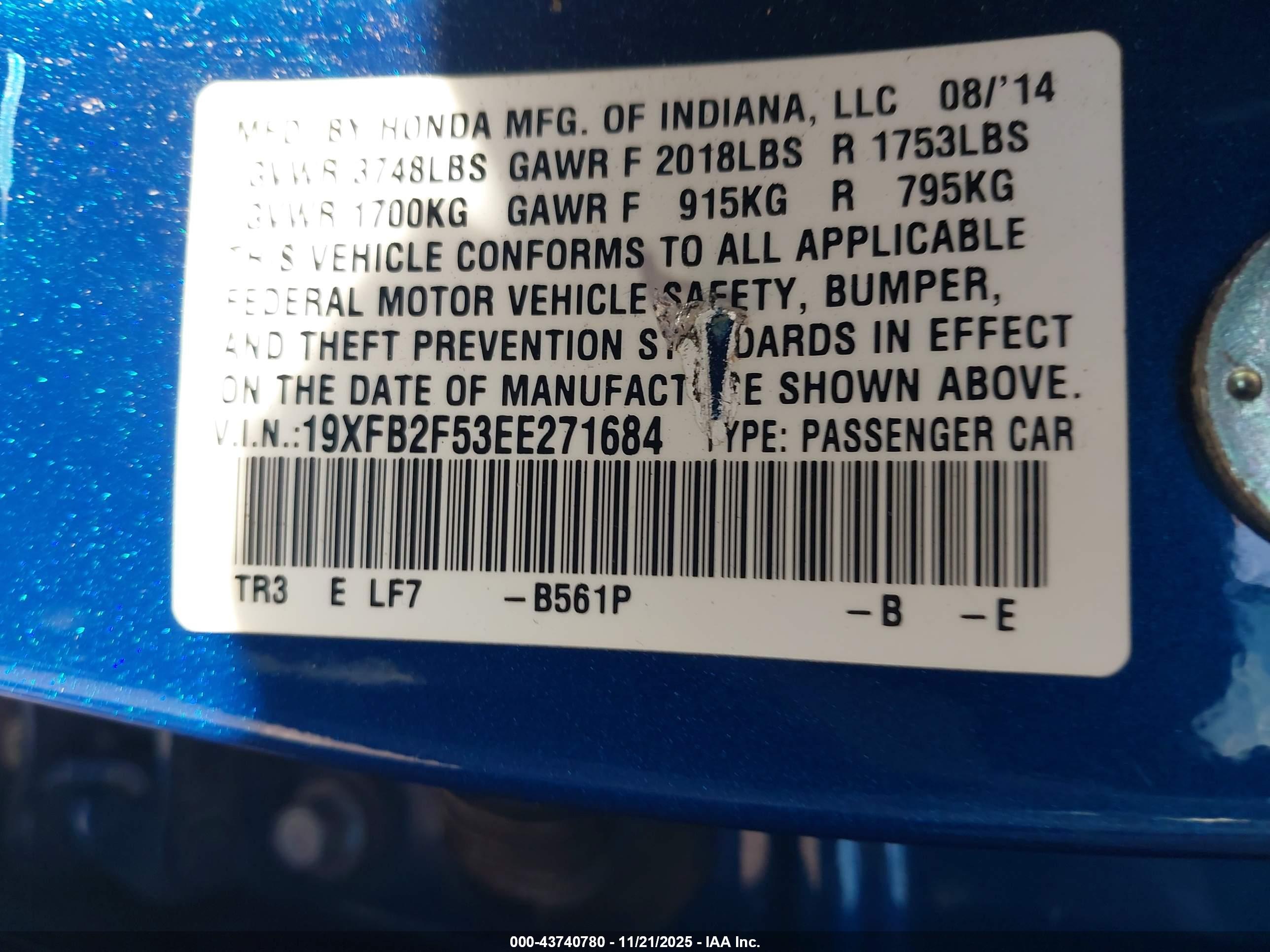 HONDA CIVIC image 9