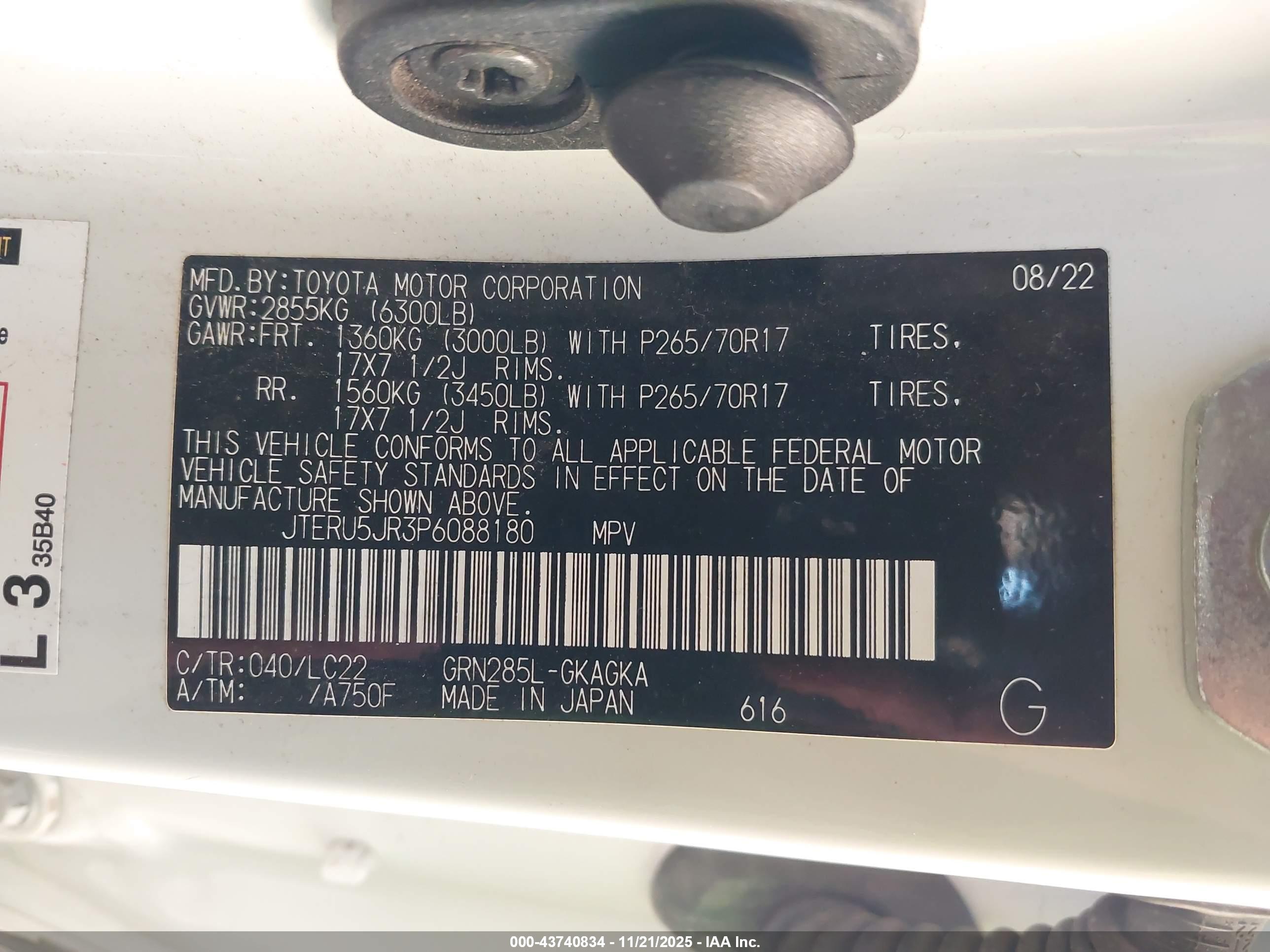 TOYOTA 4RUNNER image 9