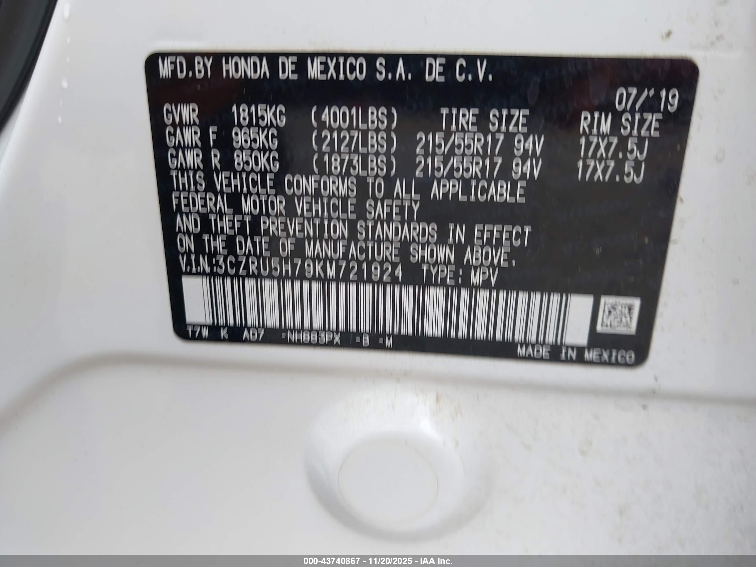 HONDA HR-V image 9