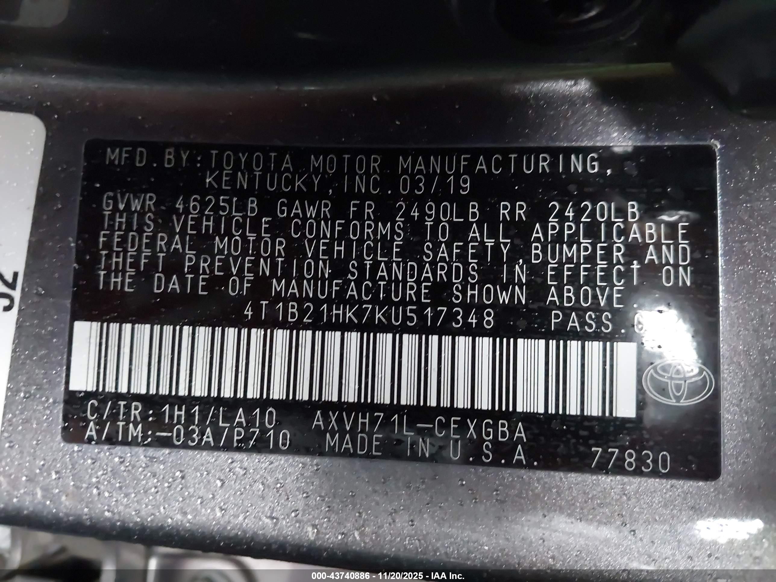 TOYOTA CAMRY image 9