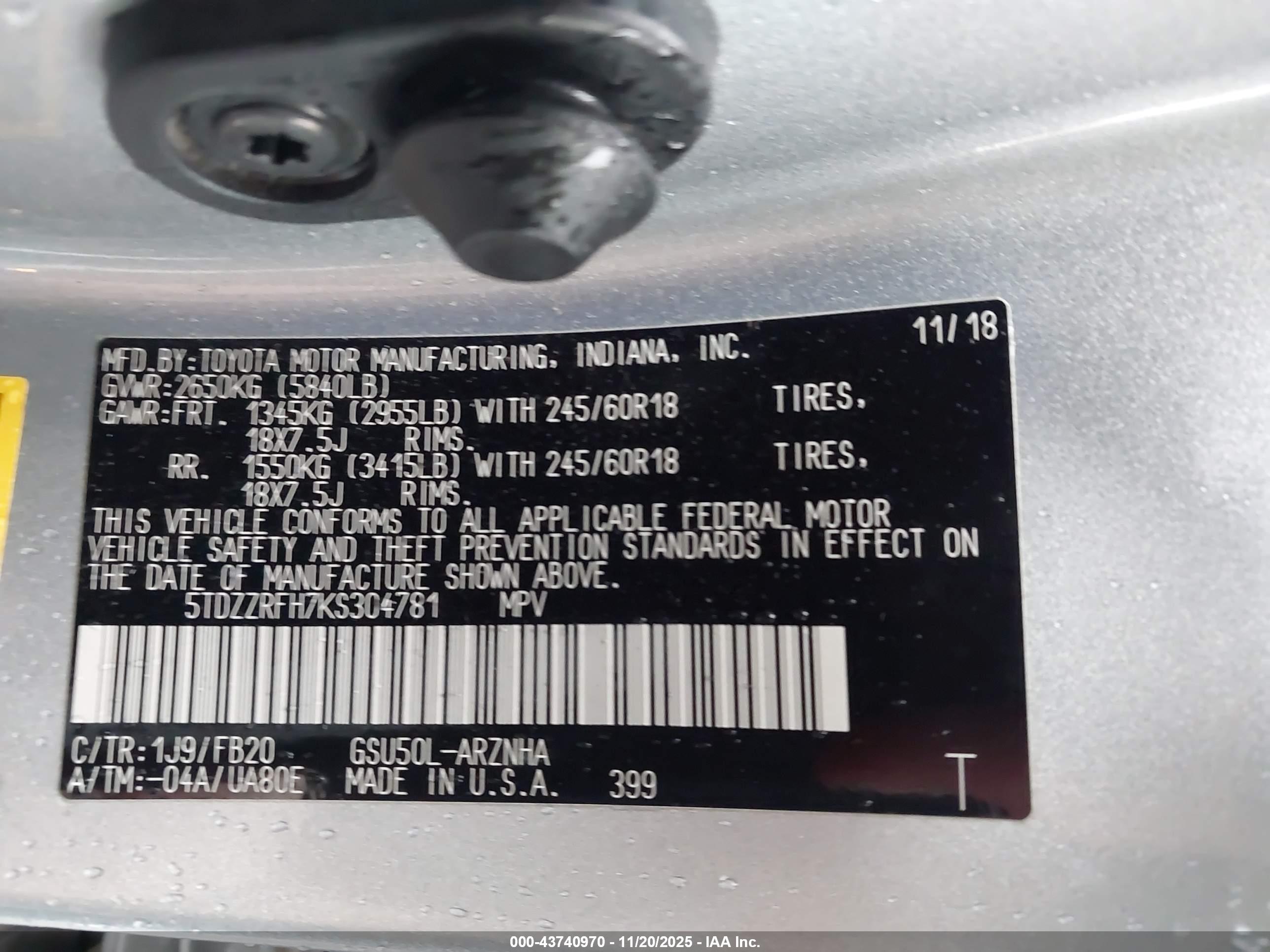 TOYOTA HIGHLANDER image 9
