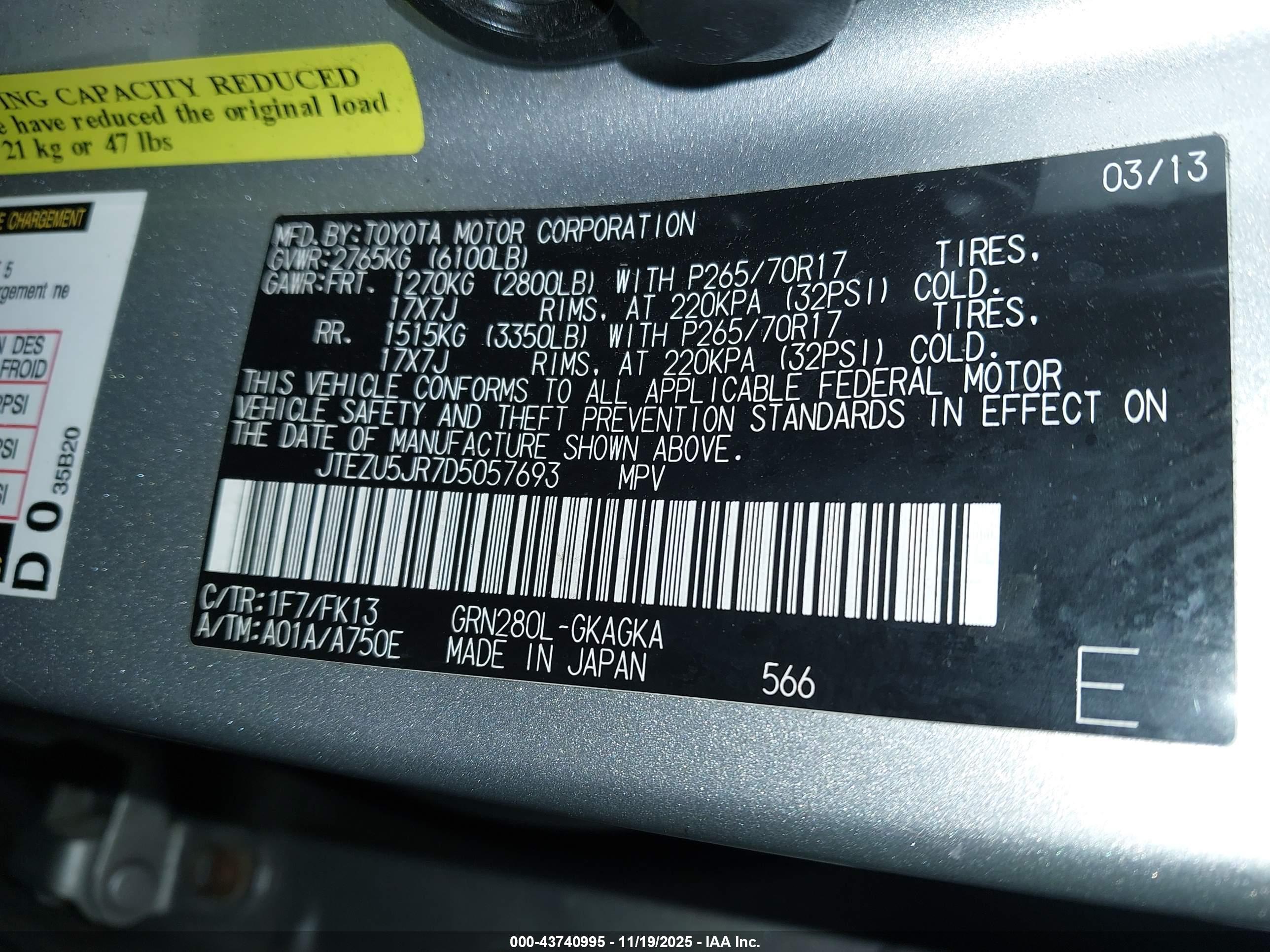 TOYOTA 4RUNNER image 9