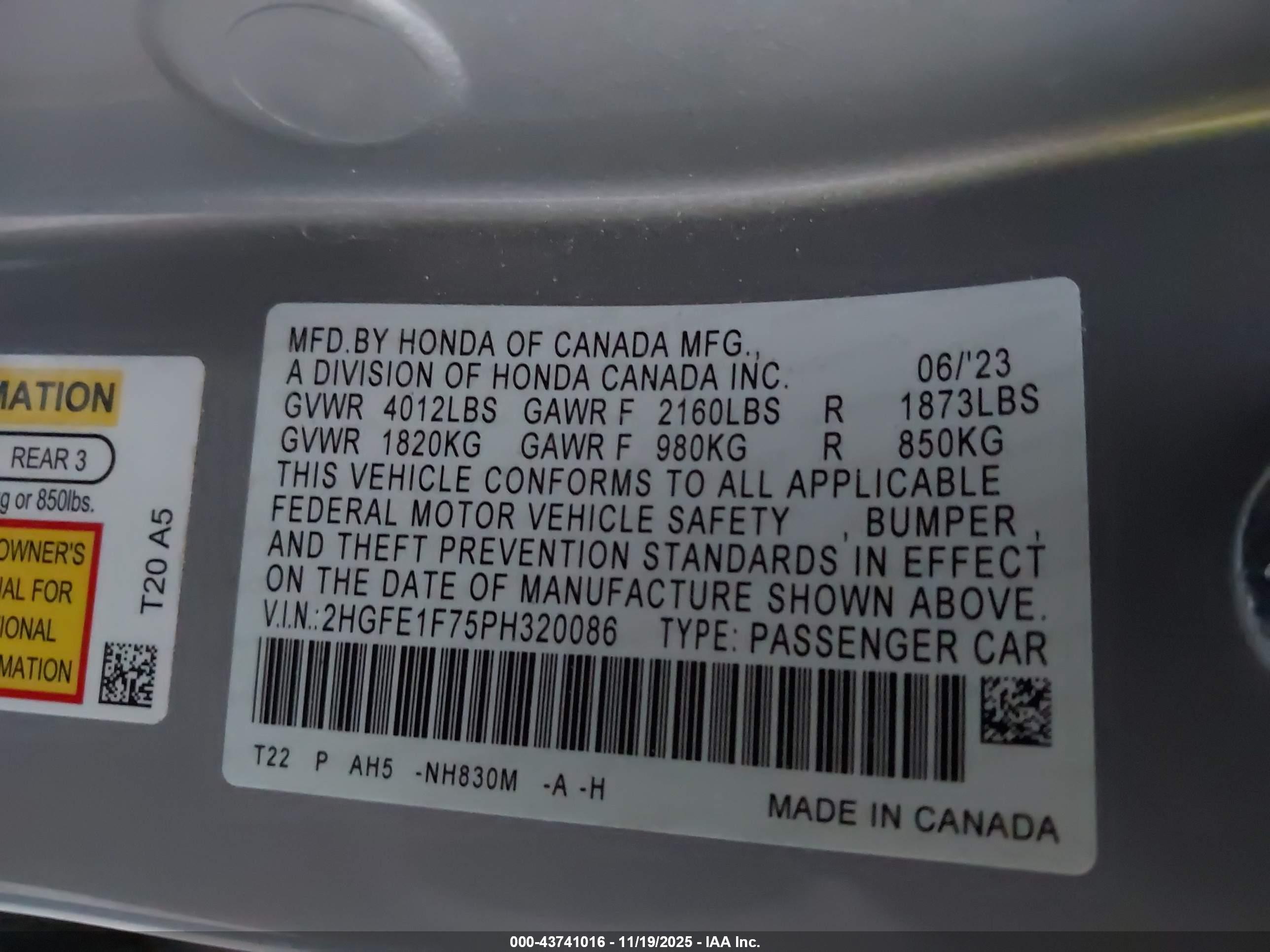 HONDA CIVIC image 9