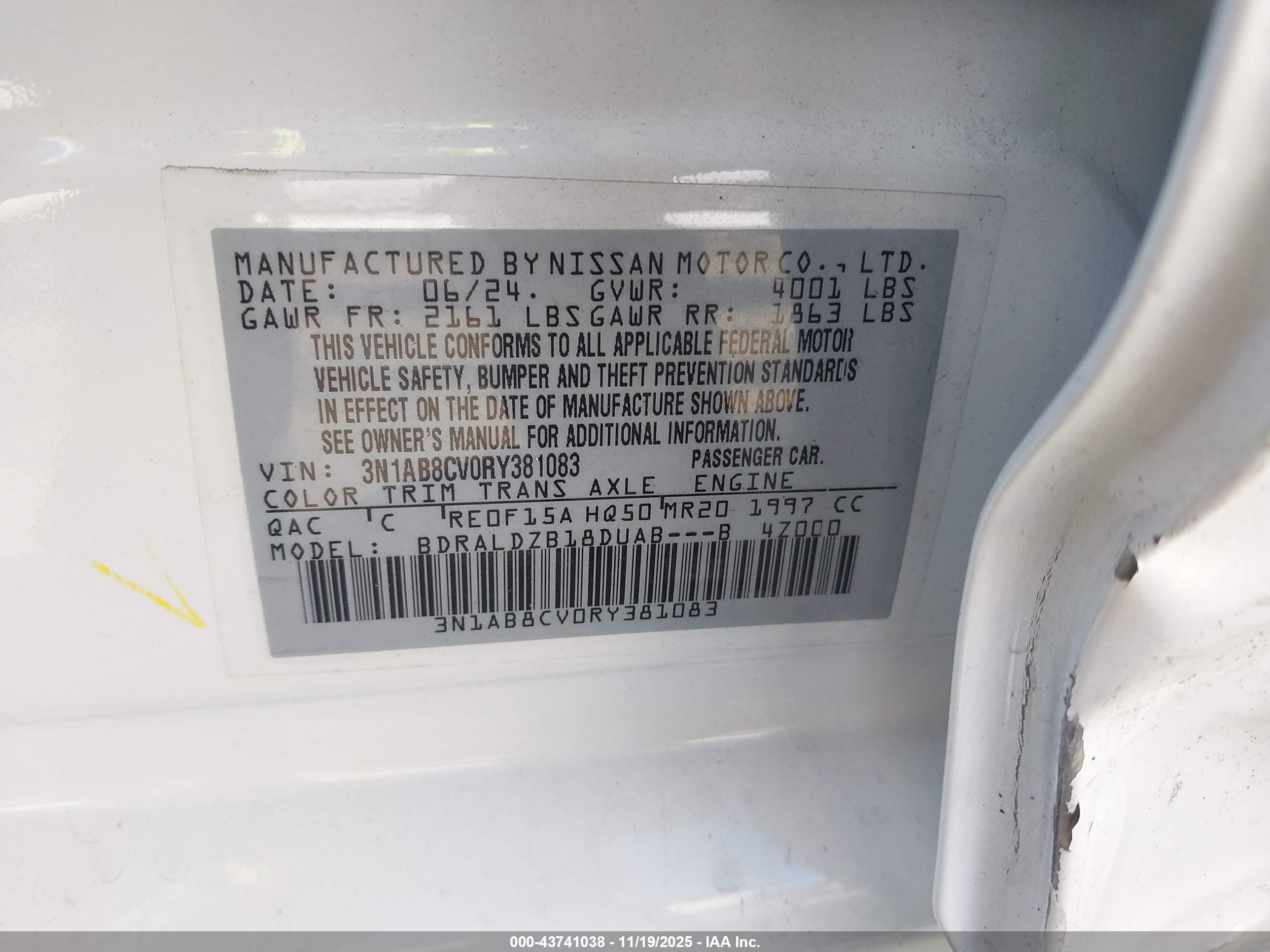 NISSAN SENTRA image 9