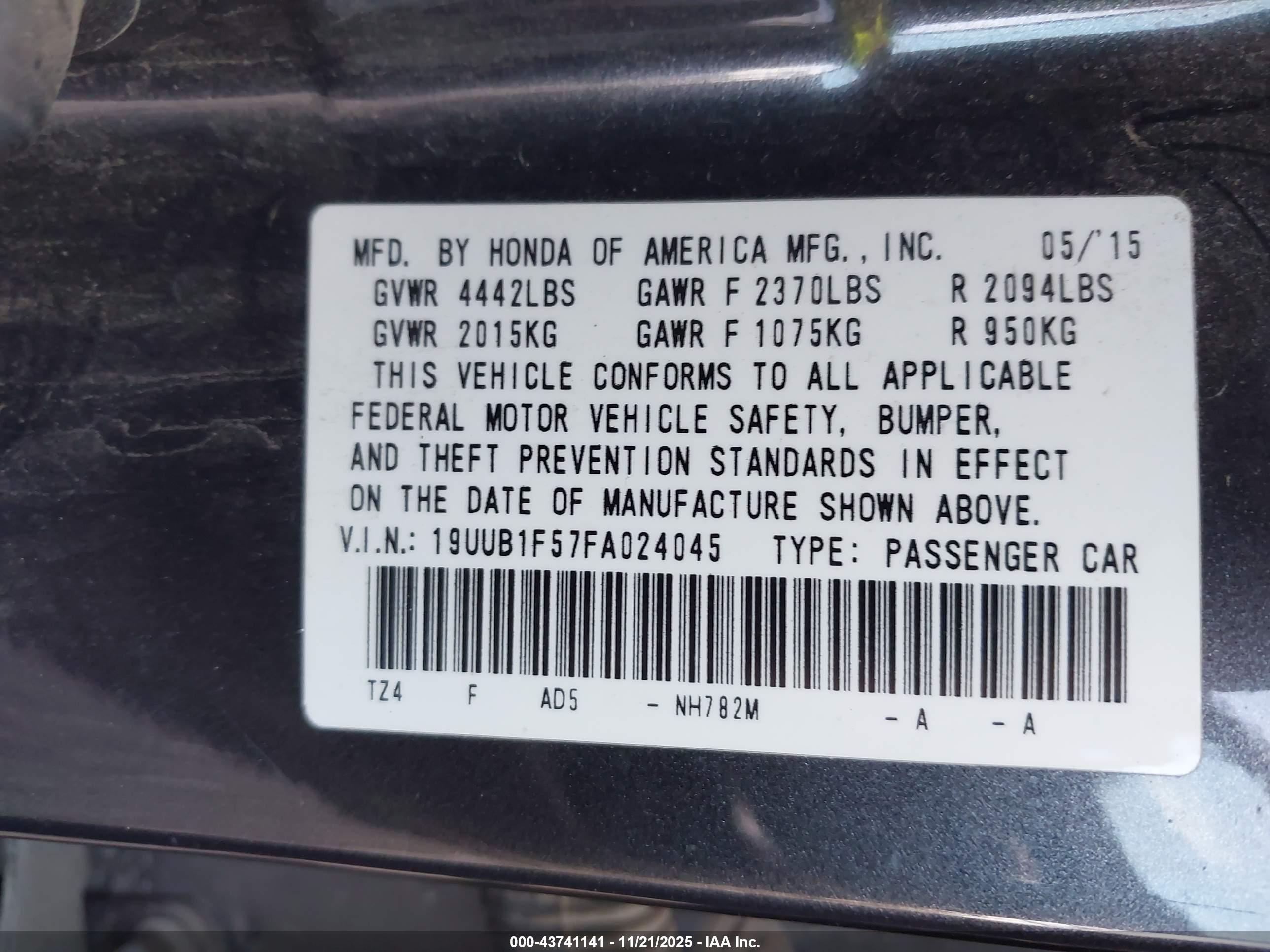 ACURA TLX image 9