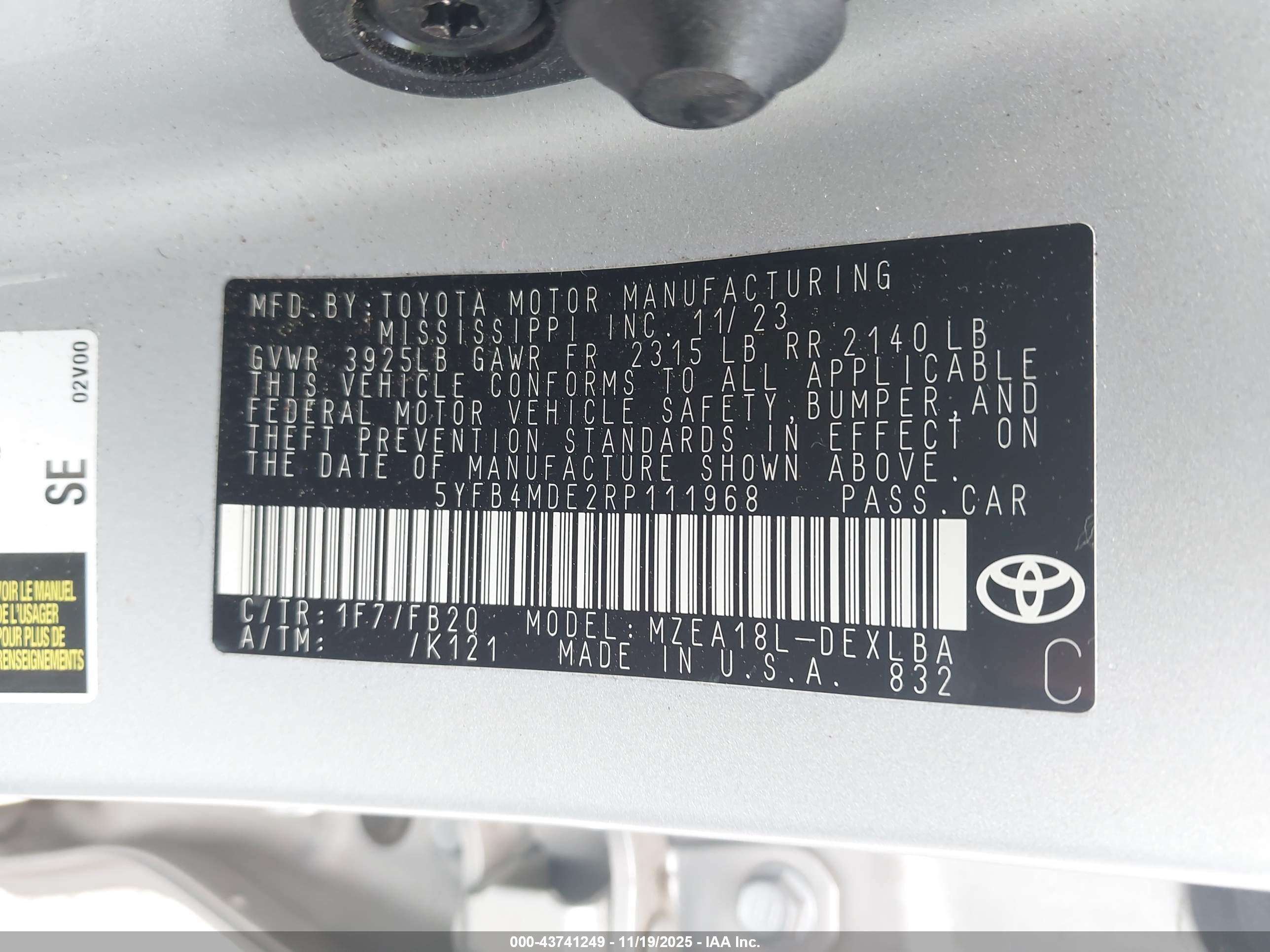 TOYOTA COROLLA image 9