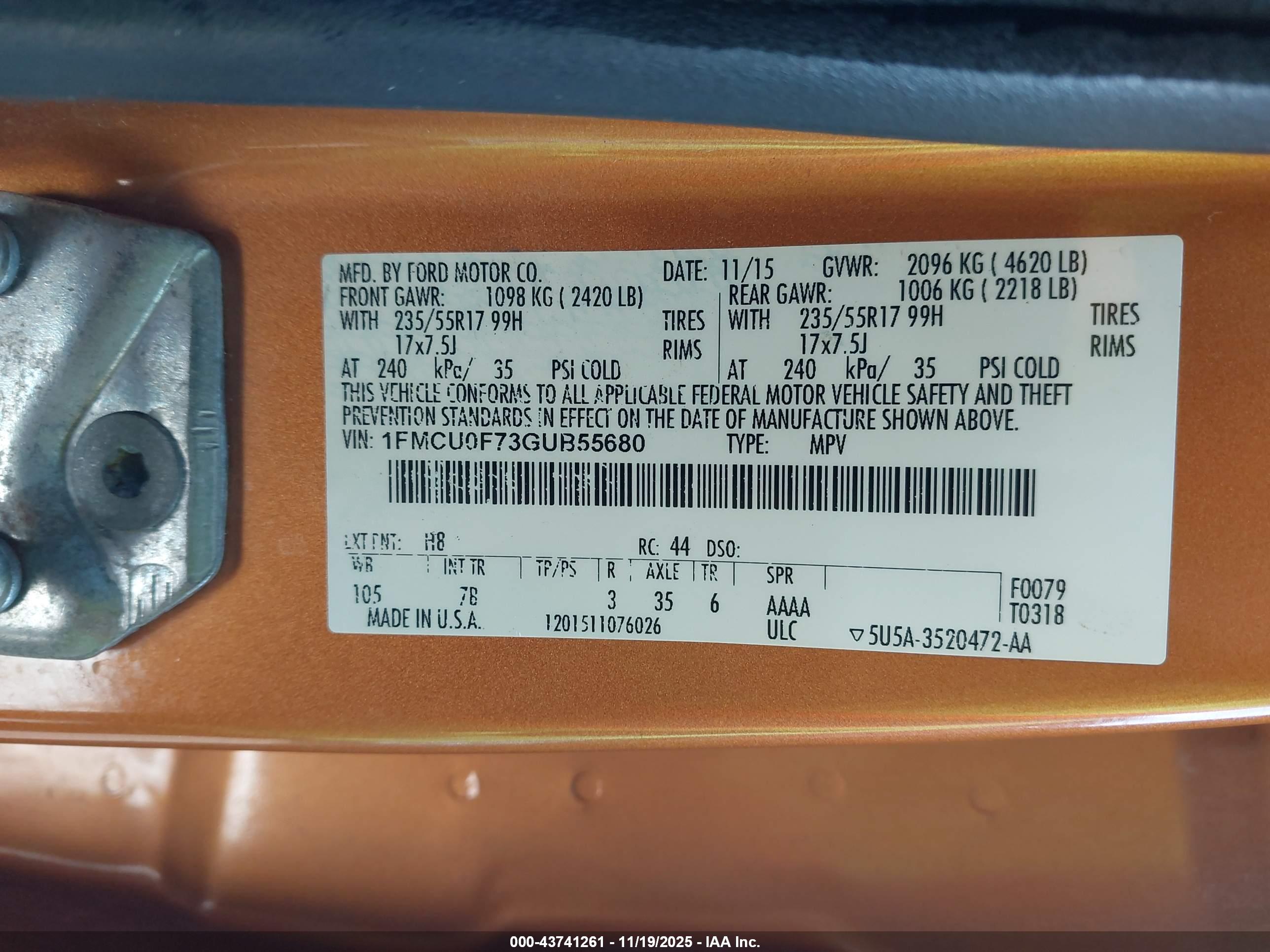 FORD ESCAPE image 9