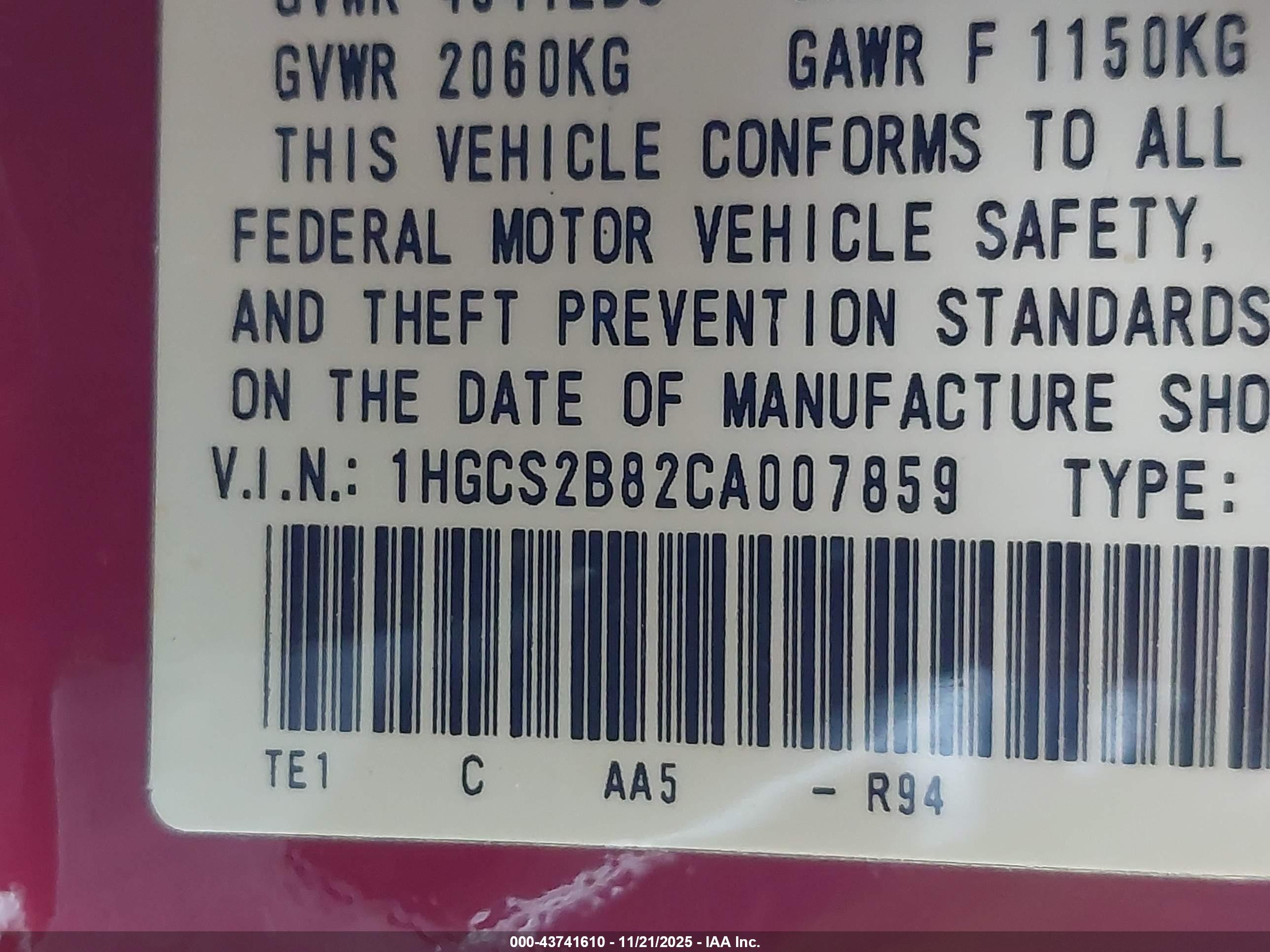 HONDA ACCORD image 9