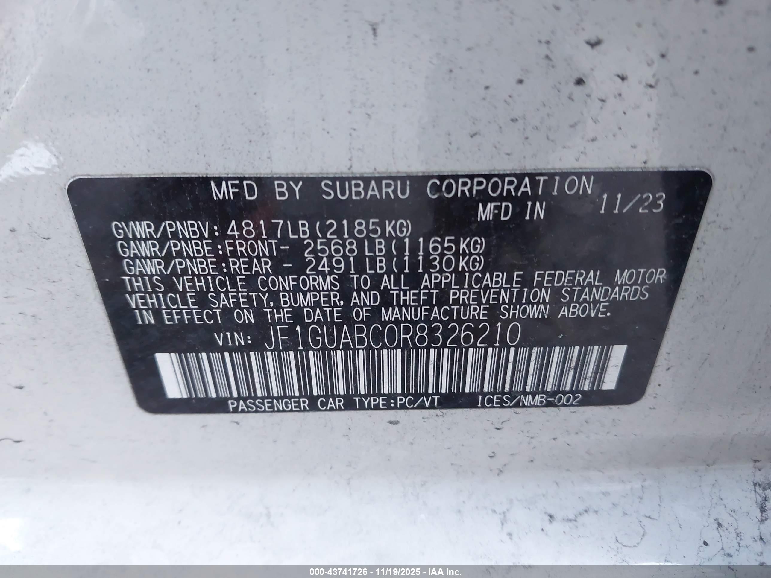 SUBARU IMPREZA image 9