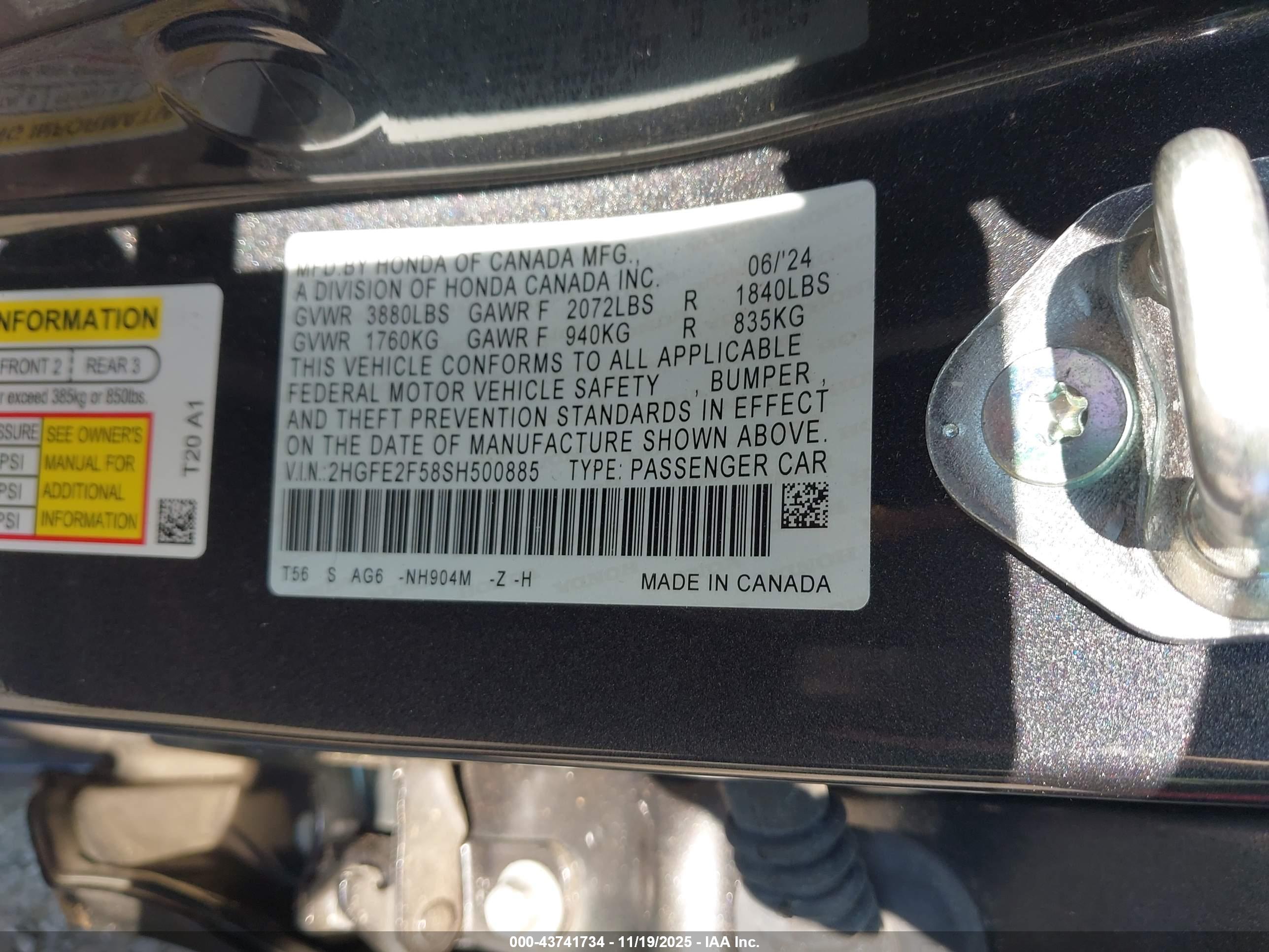HONDA CIVIC image 9
