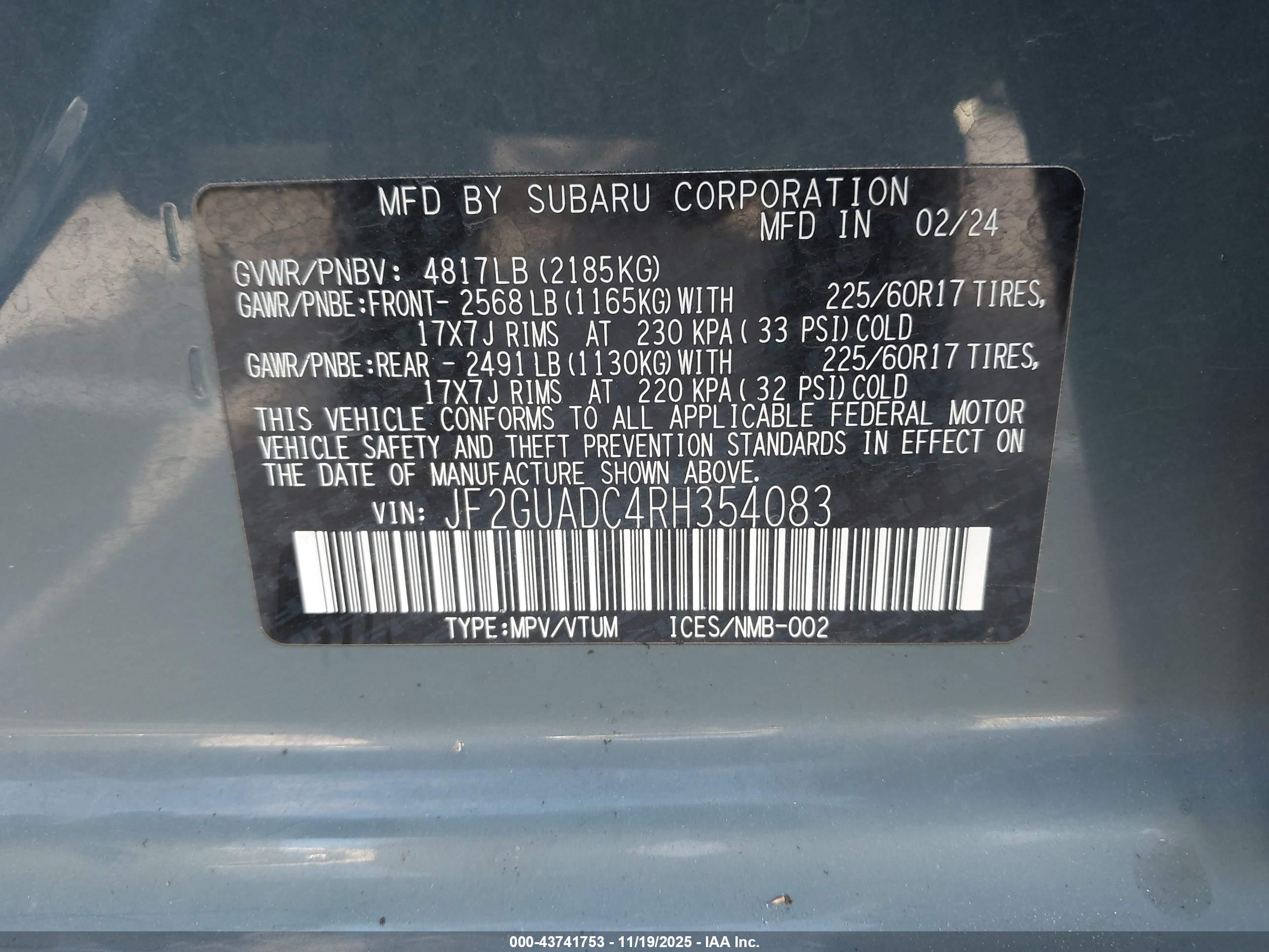 SUBARU CROSSTREK image 9