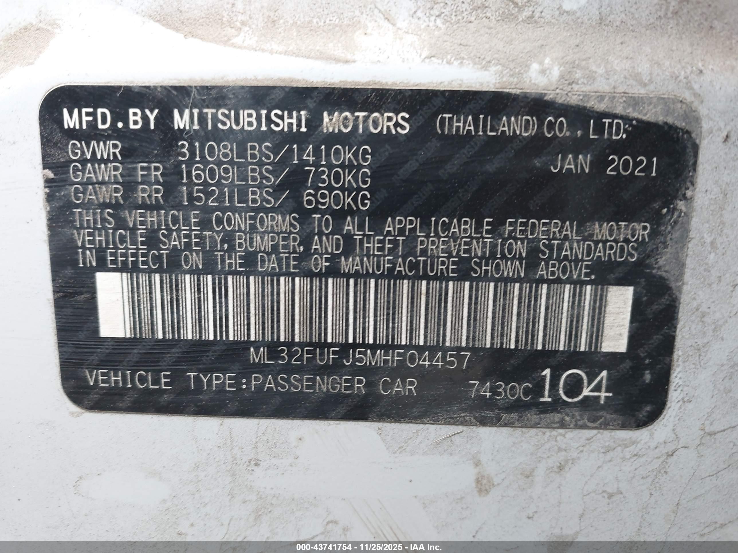 MITSUBISHI MIRAGE image 9