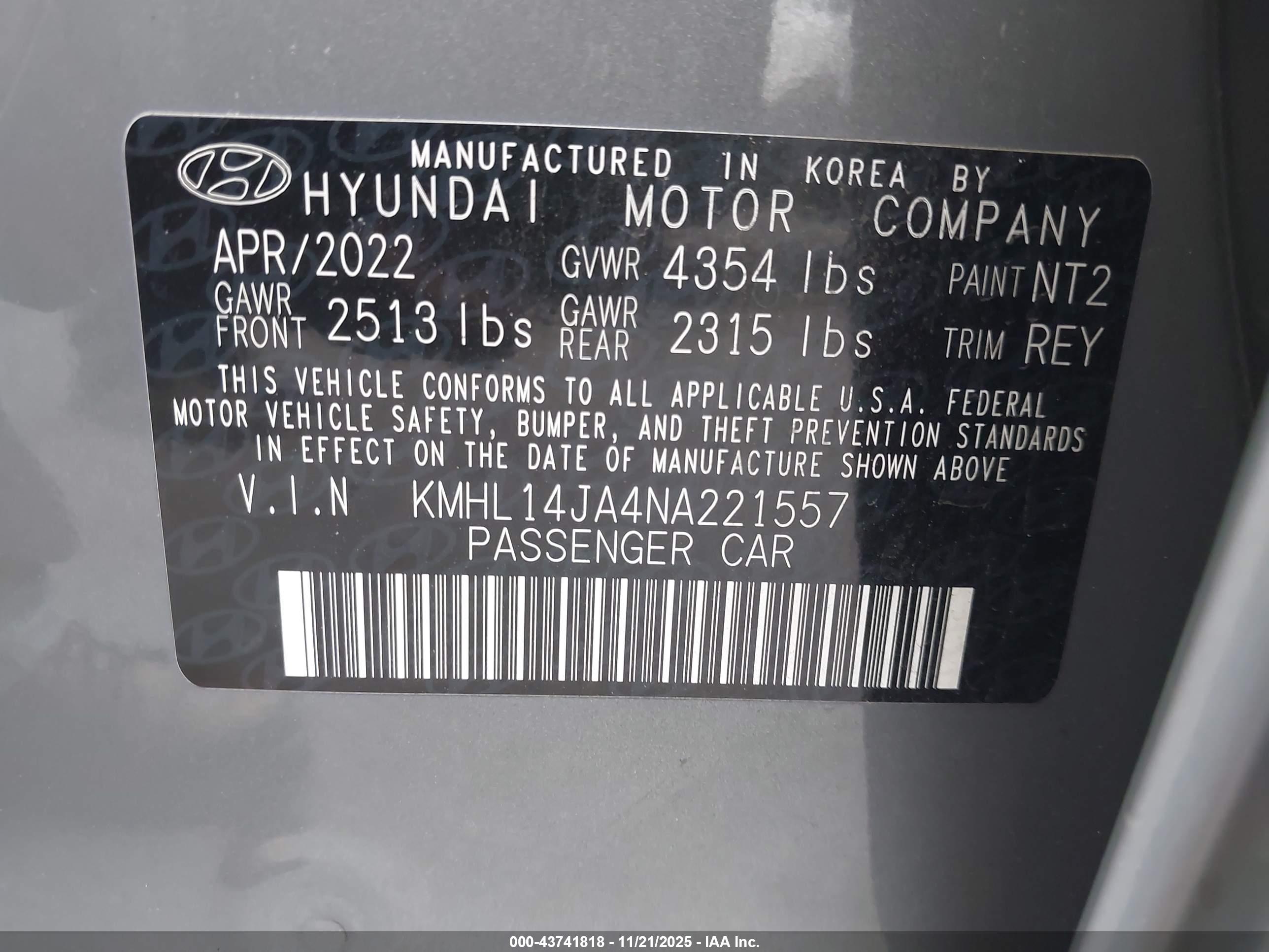 HYUNDAI SONATA image 9